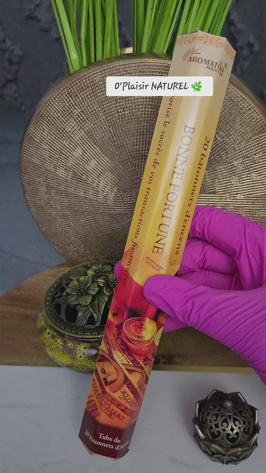 Encens Bonne Fortune – Prospérité & Réussite Financière