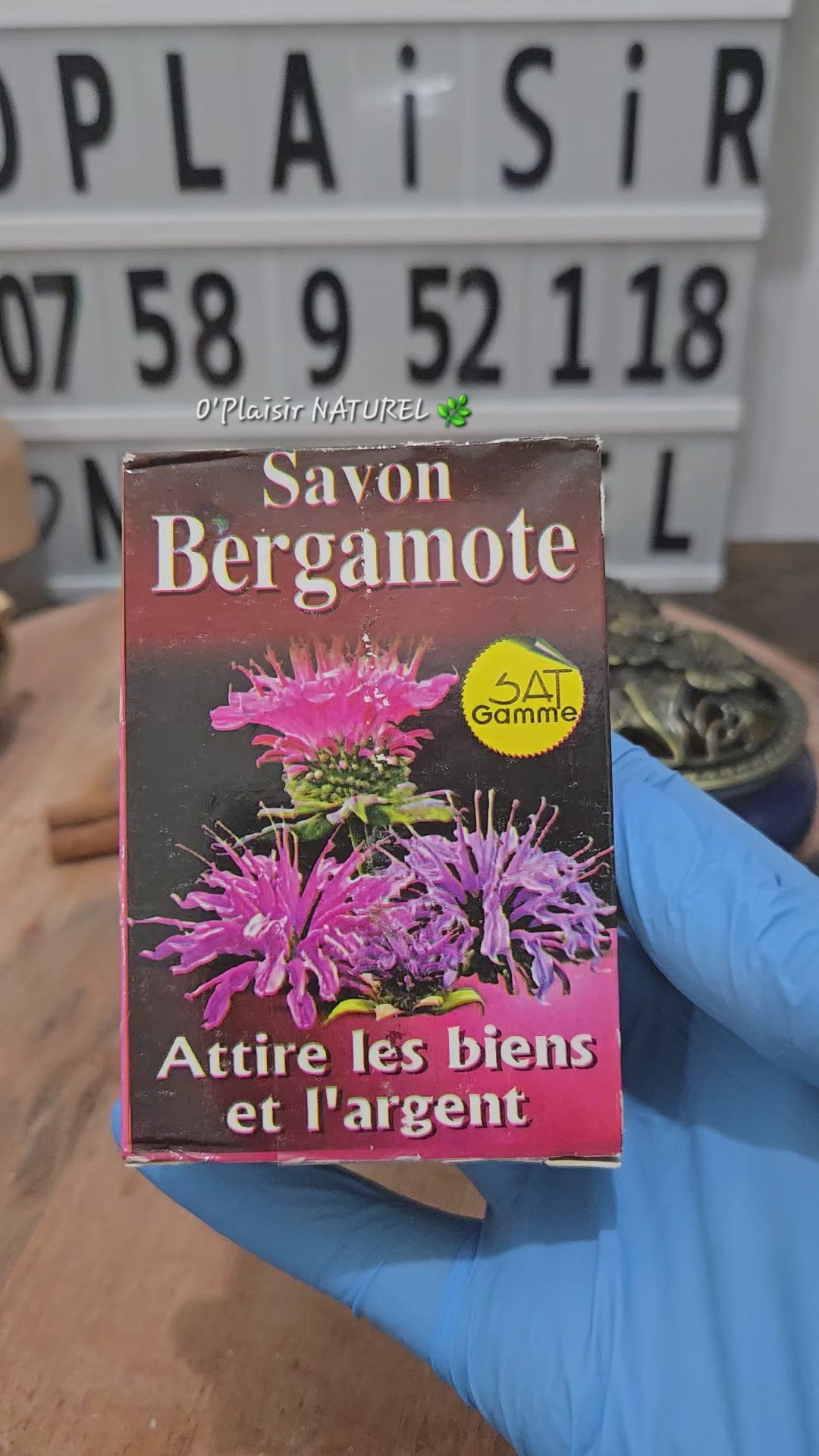 🌸✨ Savon Bergamote – Attire les Biens & l’Argent