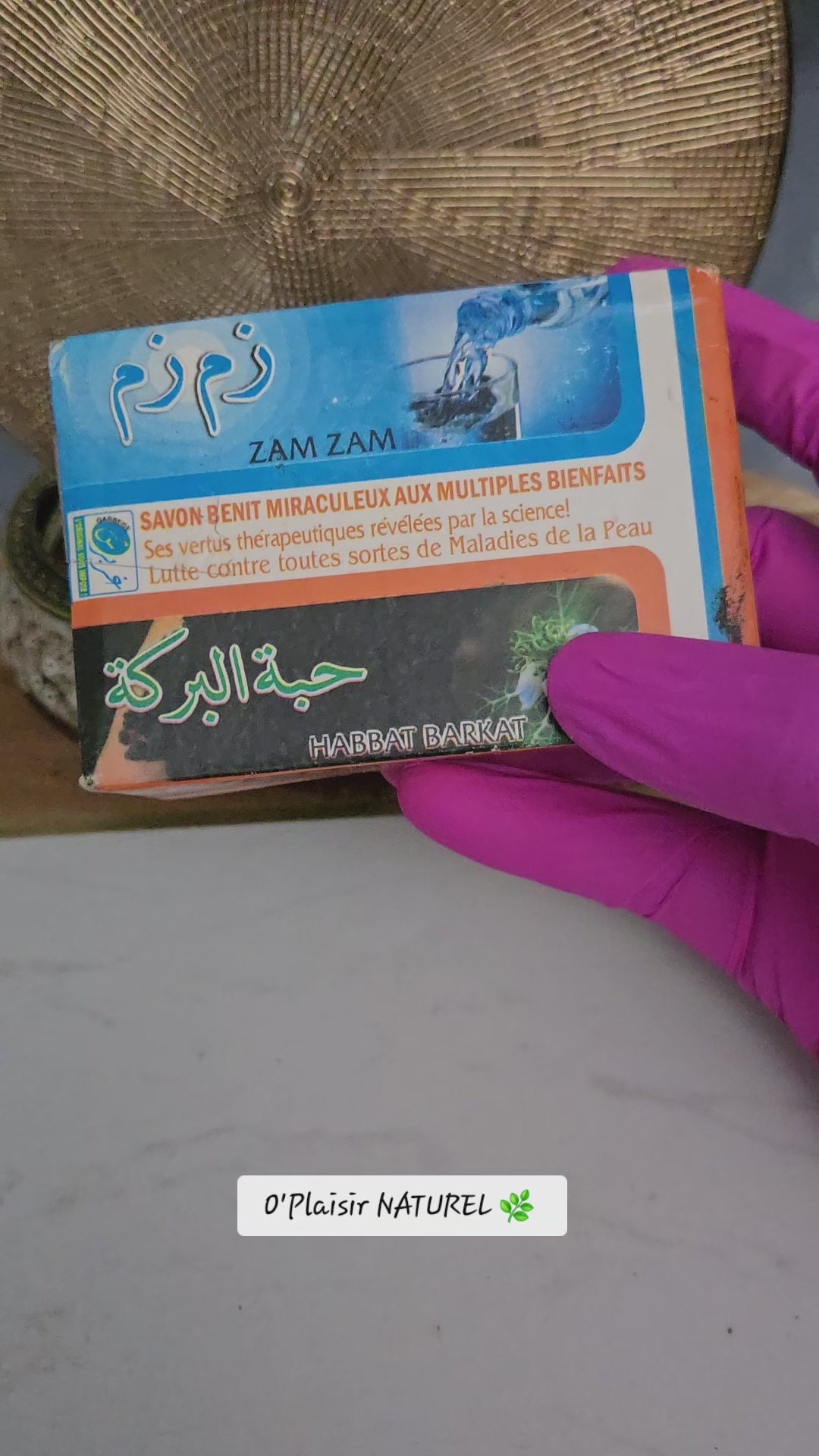 Savon Habbat Barkat & Zam Zam – Protection, Soin et Énergie Spirituelle