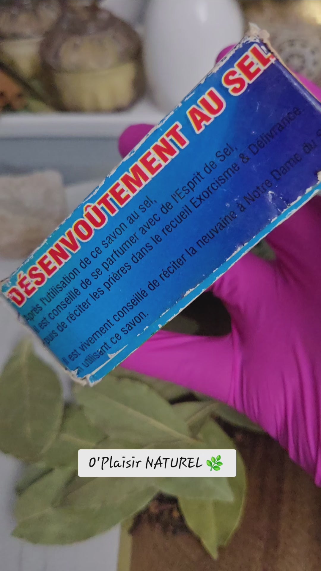 Savon désenvoûtement au sel