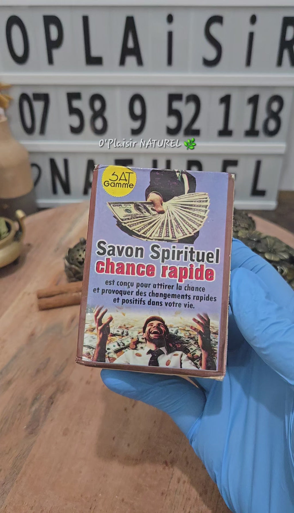 💰✨ Savon Spirituel Chance Rapide – Active l’Abondance