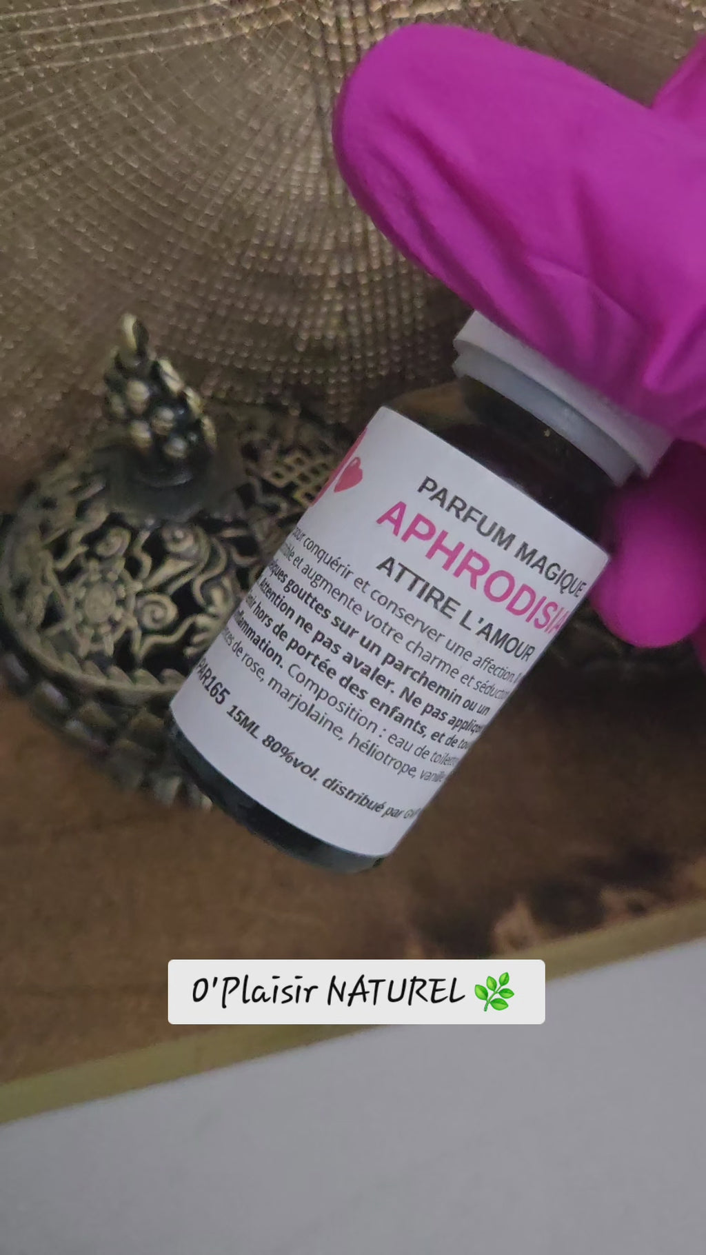Parfum Magique APHRODISIA – Charme & Séduction