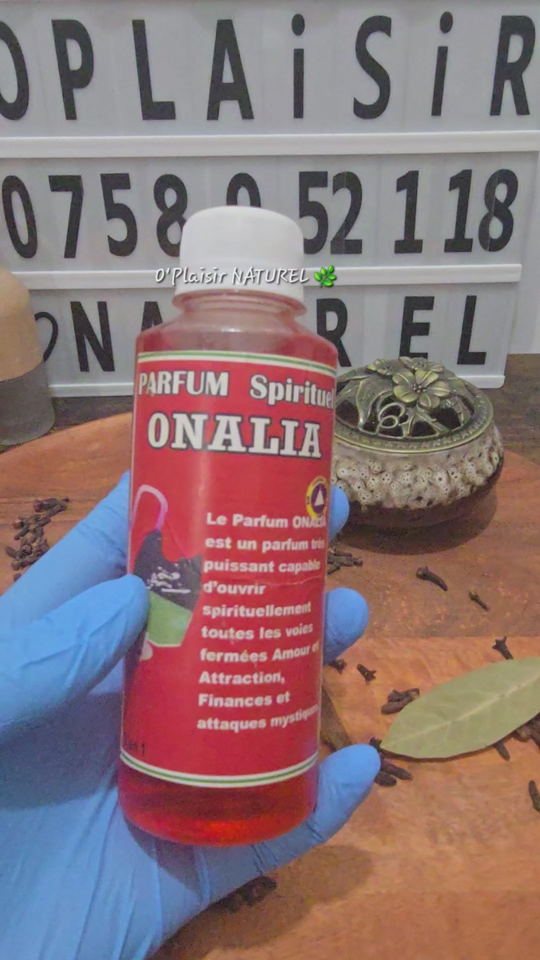 🔮 Parfum Spirituel ONALIA
Ouverture des chemins • Protection • Attraction