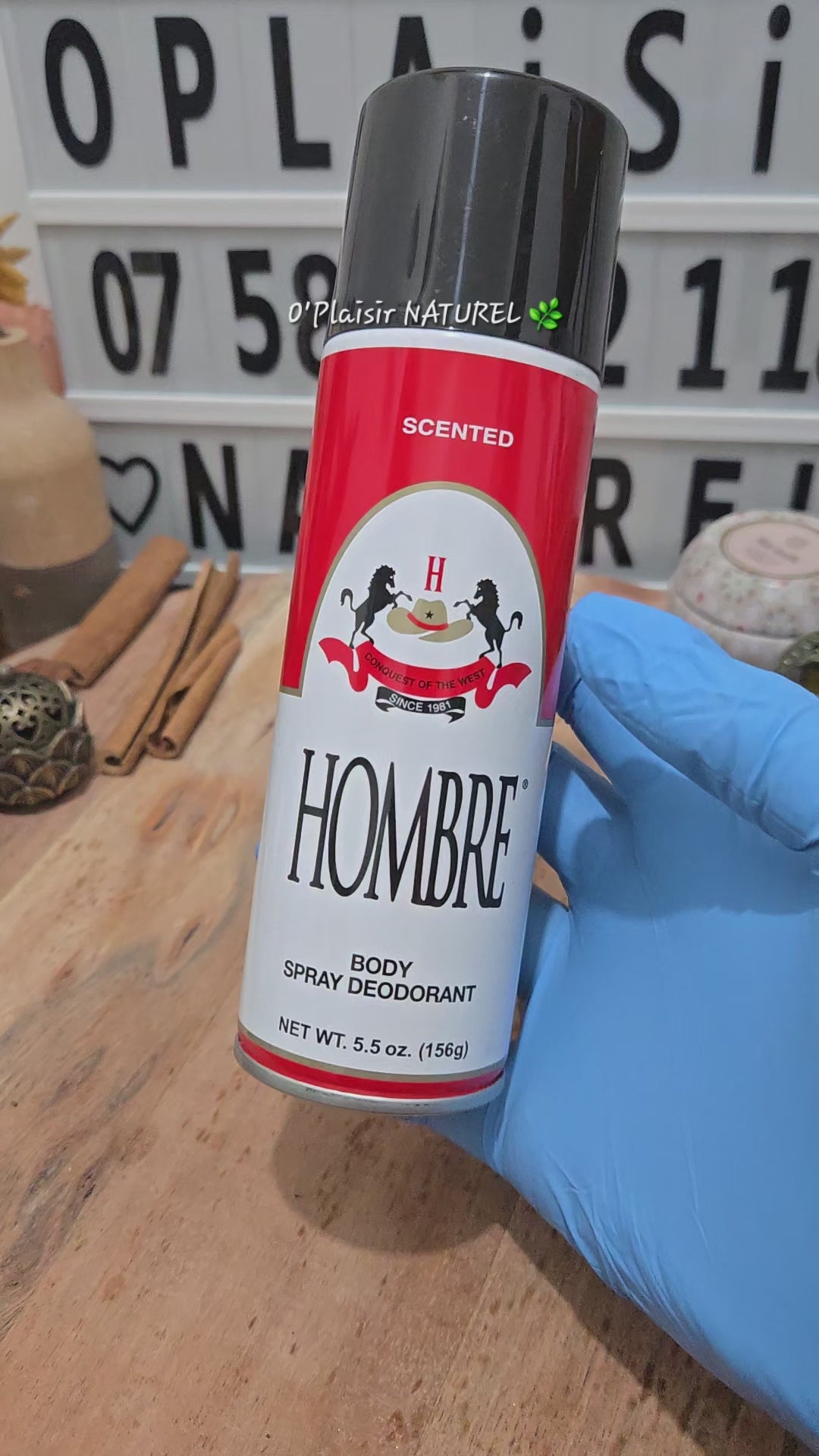🔥 HOMBRE – Body Spray Deodorant