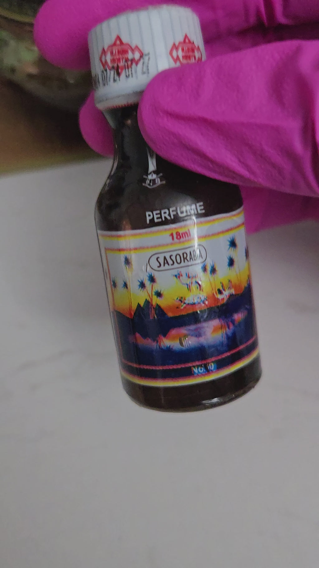 Parfum SASORABIA – Protection, domination et autorité spirituelle (18 ml)