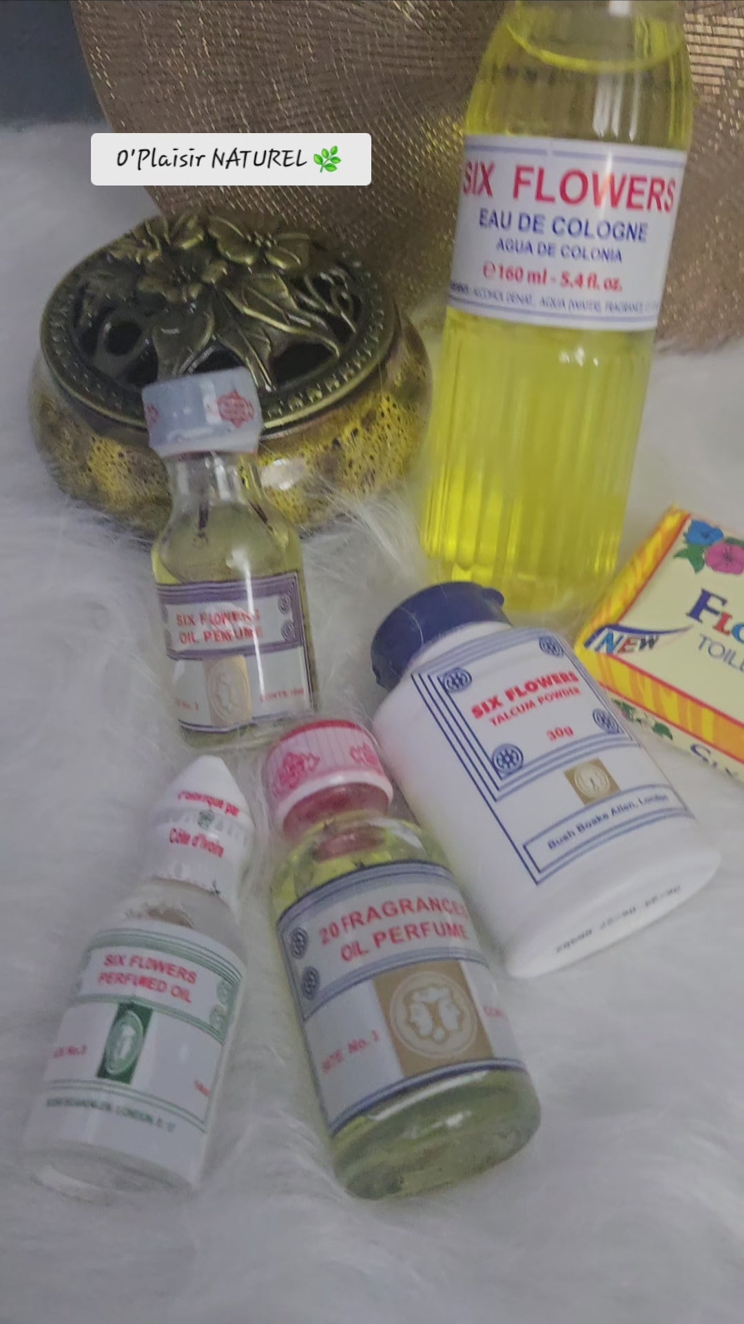 Kit Six Flowers – Chance, Protection et Attraction Spirituelle