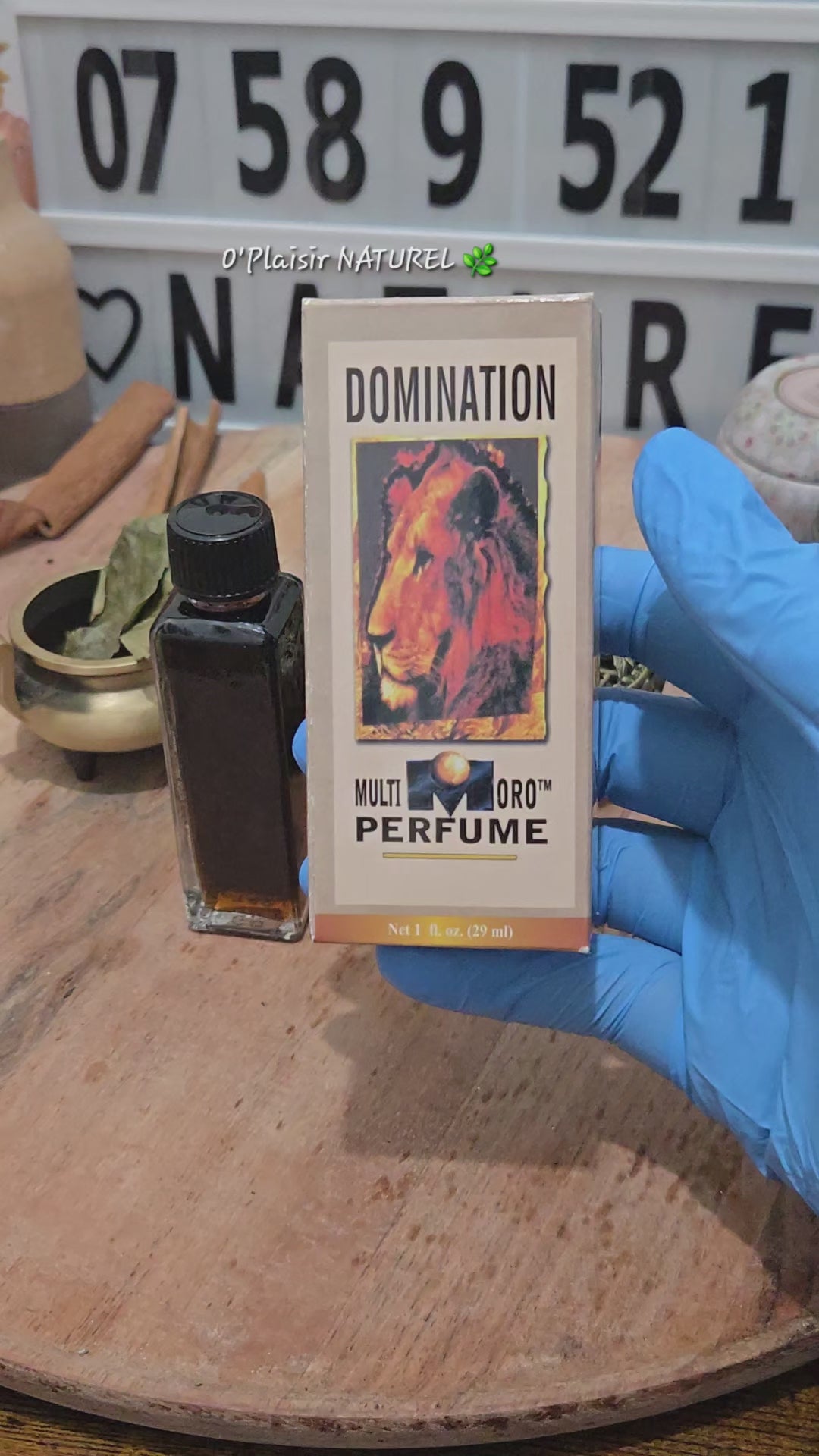 🦁🔥 Parfum Spirituel Domination – Multi Oro