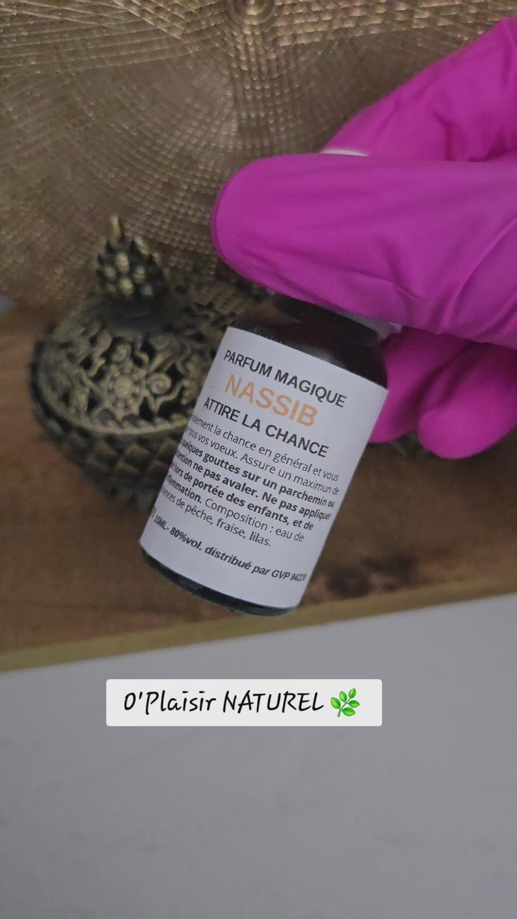 Parfum Magique NASSIB – Chance, Réussite et Énergies Positives