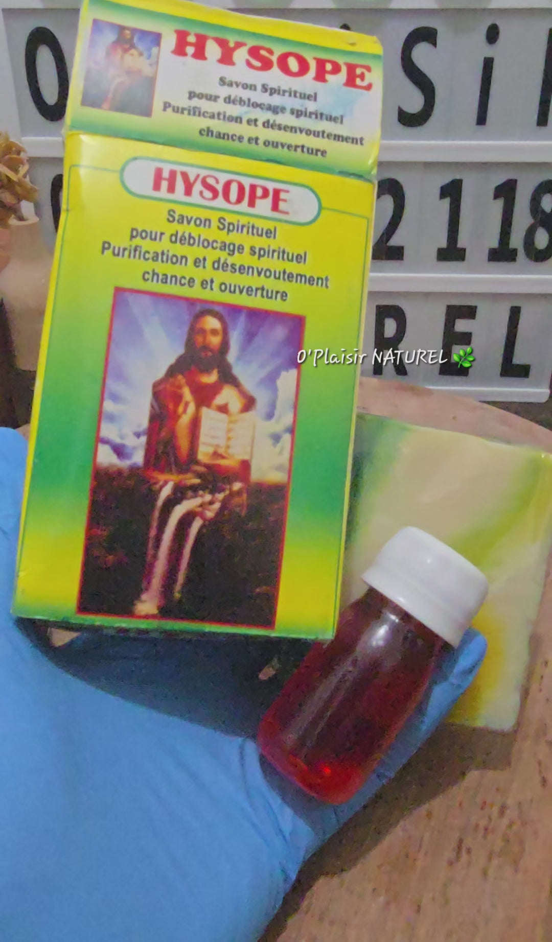 ✨ Savon Spirituel Hysope + Eau de Bain.              Purification • Désenvoûtement • Ouverture des chemins