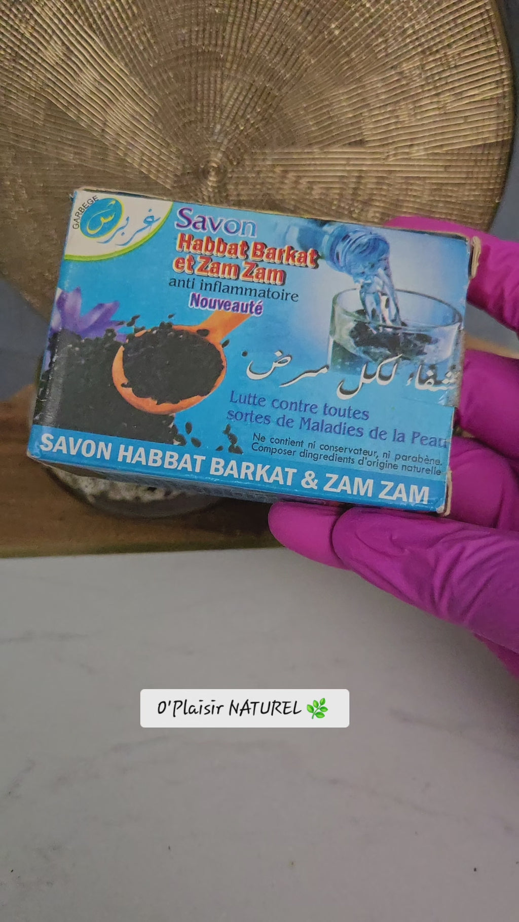 Savon Habbat Barkat & Zam Zam – Protection, Soin et Énergie Spirituelle