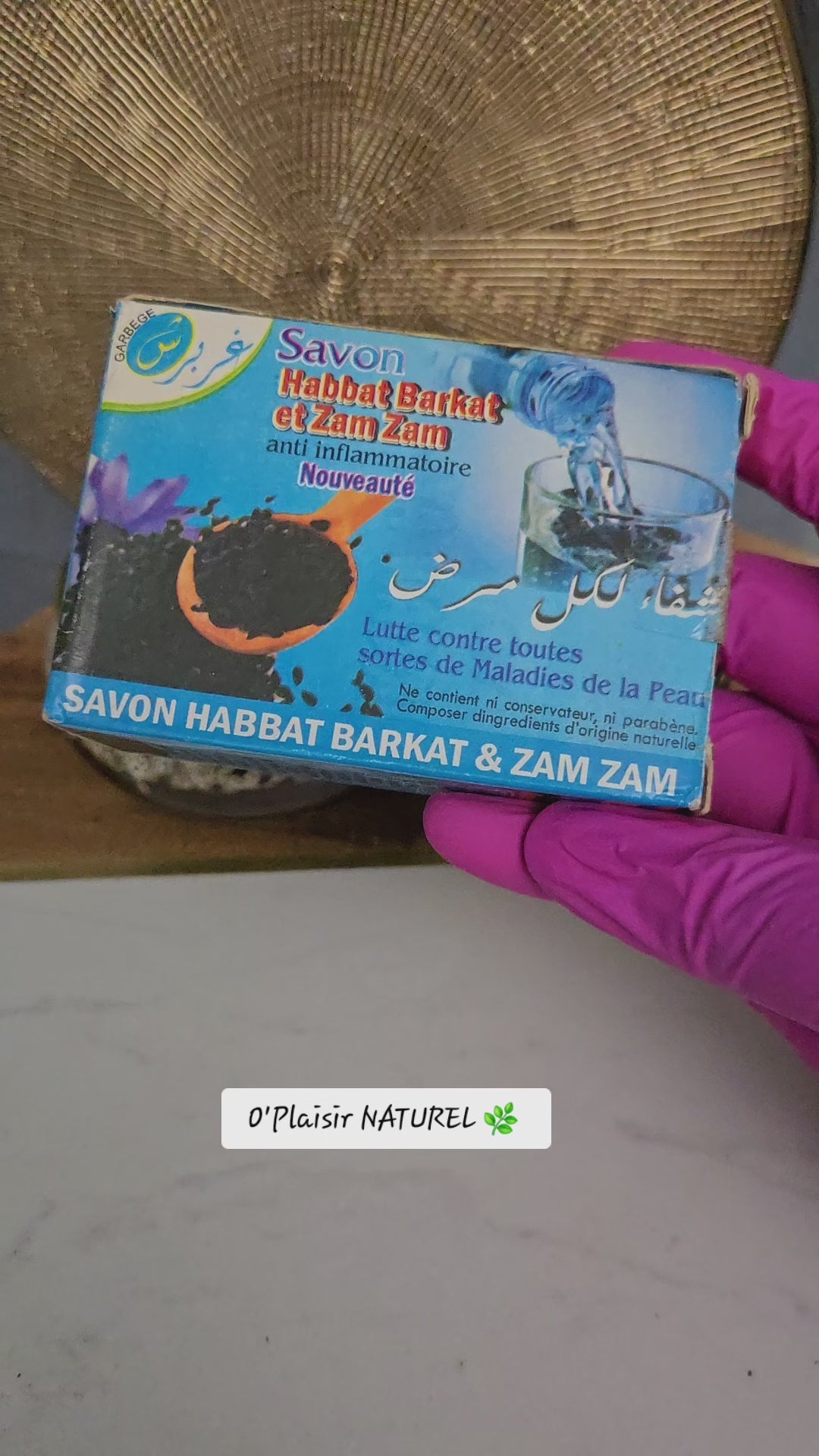 Savon Habbat Barkat & Zam Zam – Protection, Soin et Énergie Spirituelle