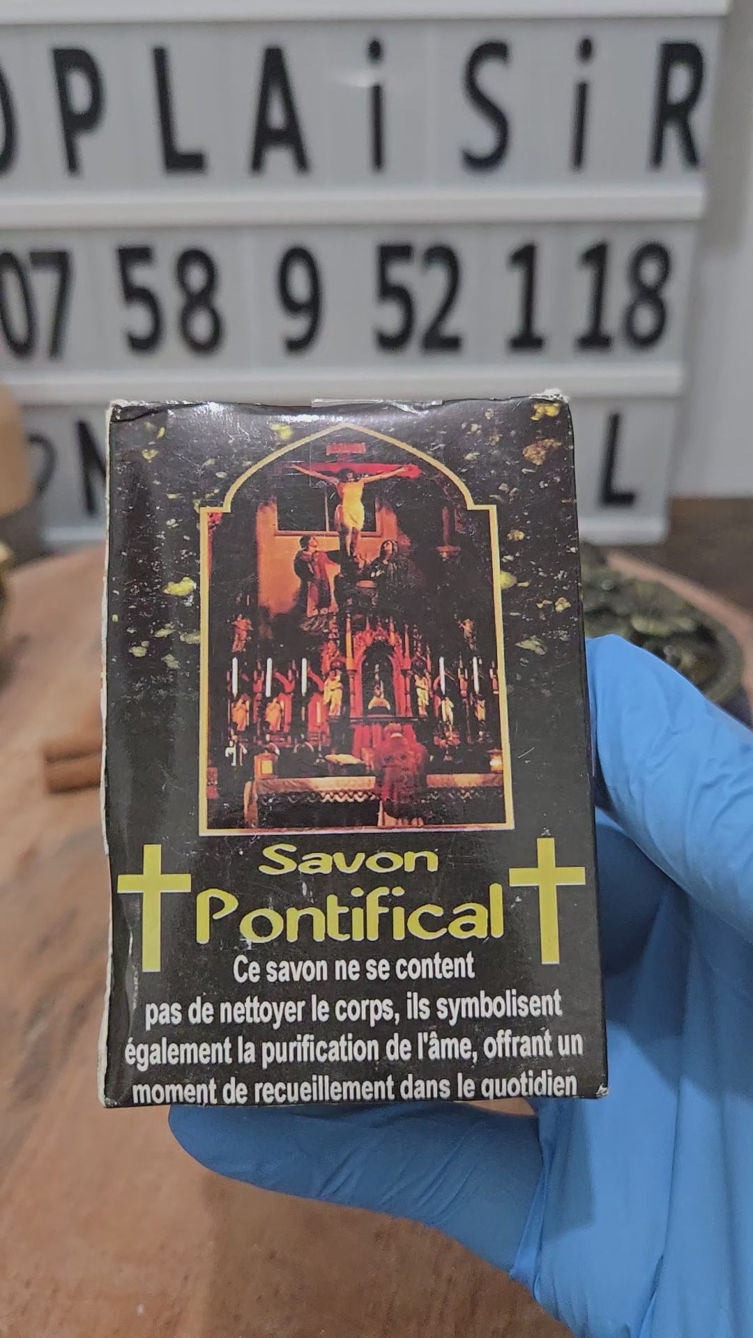 ✝️✨ Savon Pontifical – Purification & Élévation Spirituelle