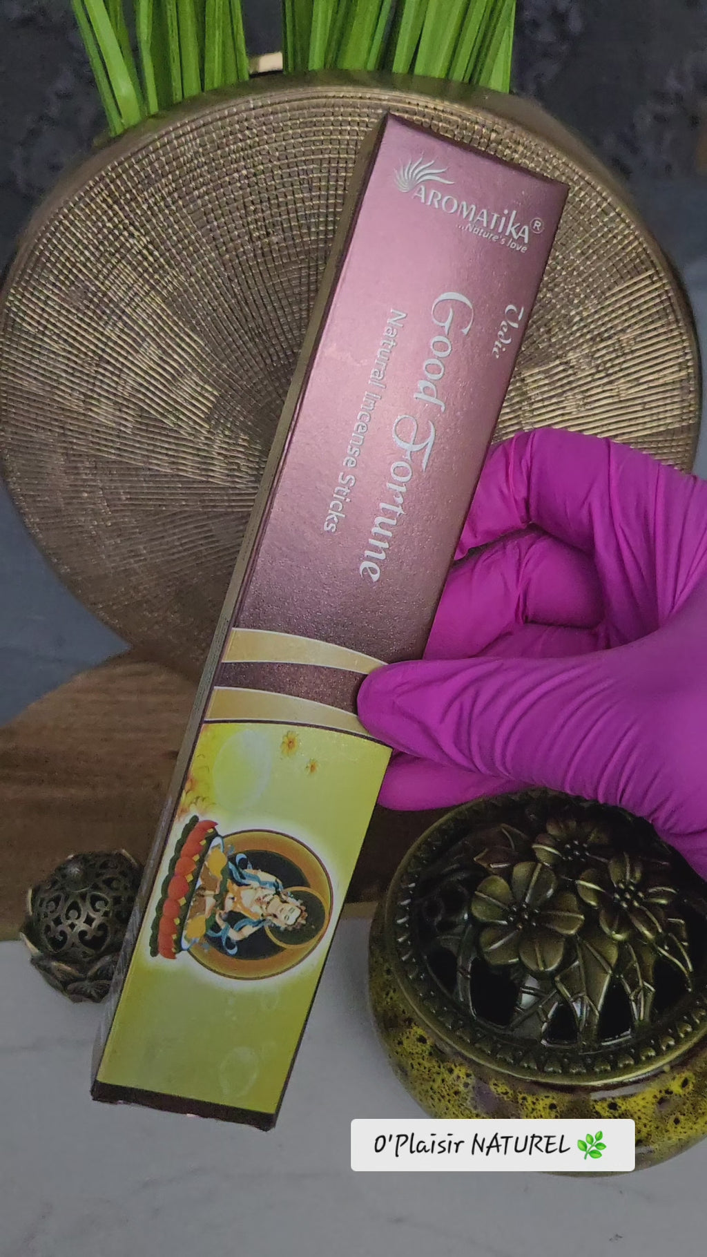 Encens Védique Good Fortune – Chance & Réussite