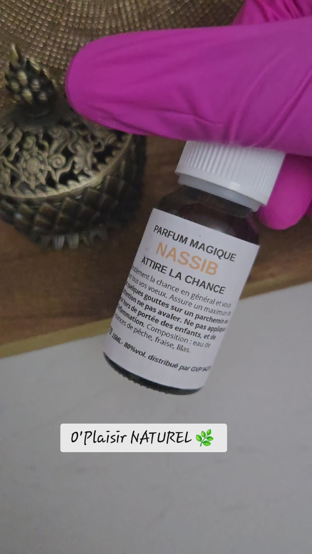 Parfum Magique NASSIB – Chance, Réussite et Énergies Positives