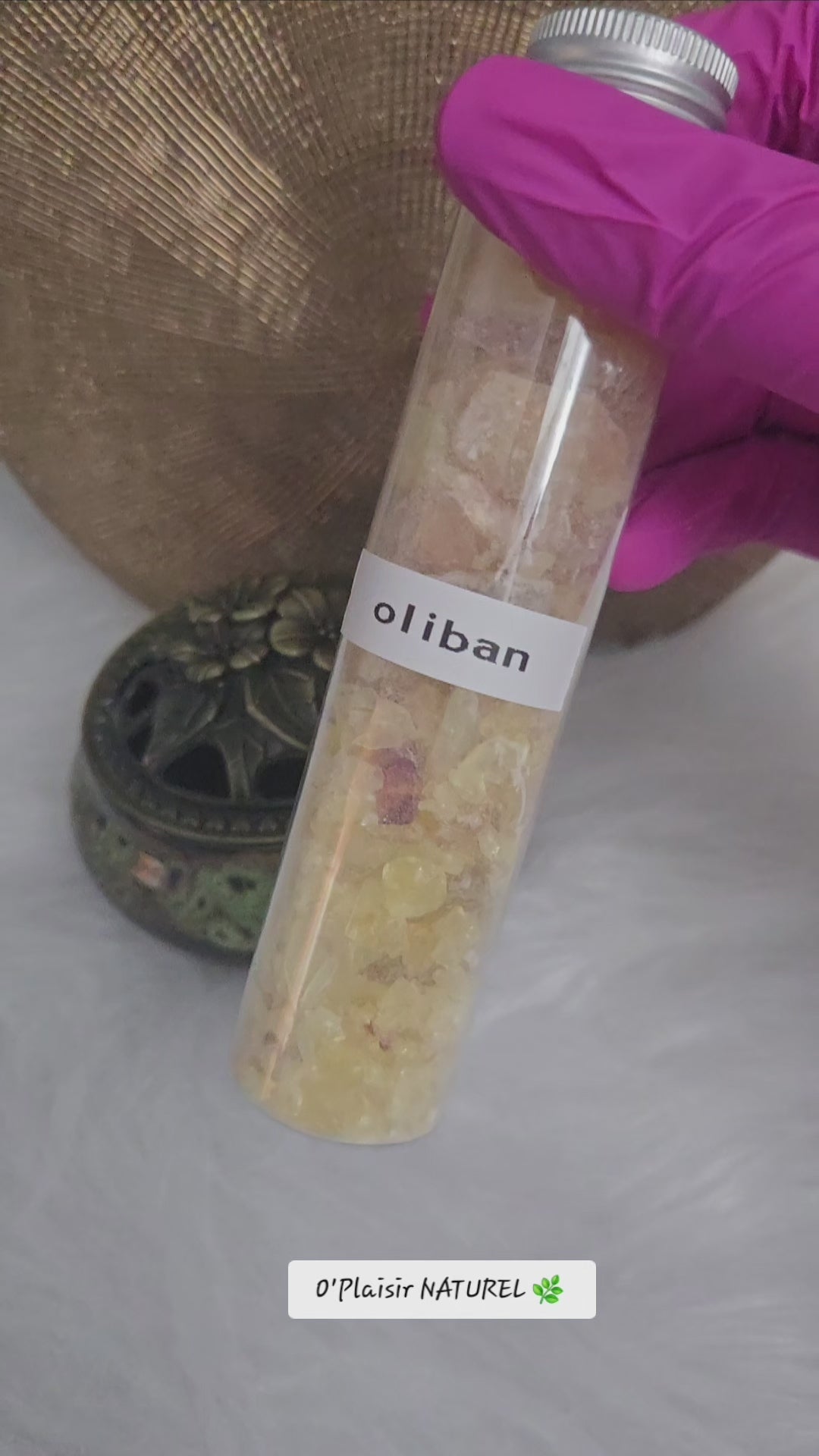 Encens Oliban Naturel – Résine Pure en Fiole