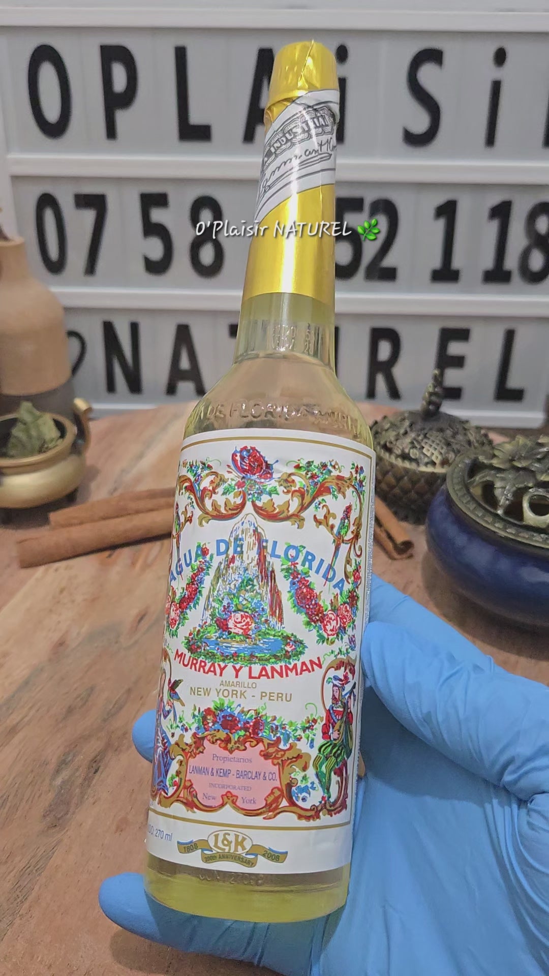 ✨ Agua de Florida du Pérou – Eau Spirituelle de Purification et Protection