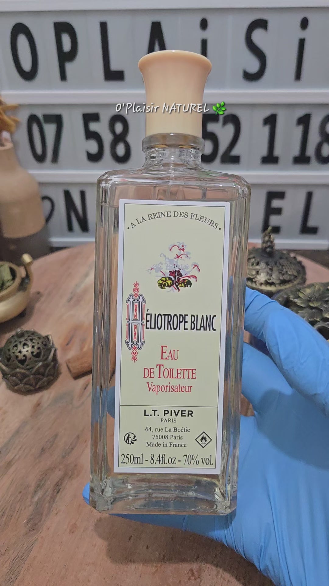 🌼✨ Eau de Toilette Héliotrope Blanc – Vaporisateur 250 ml