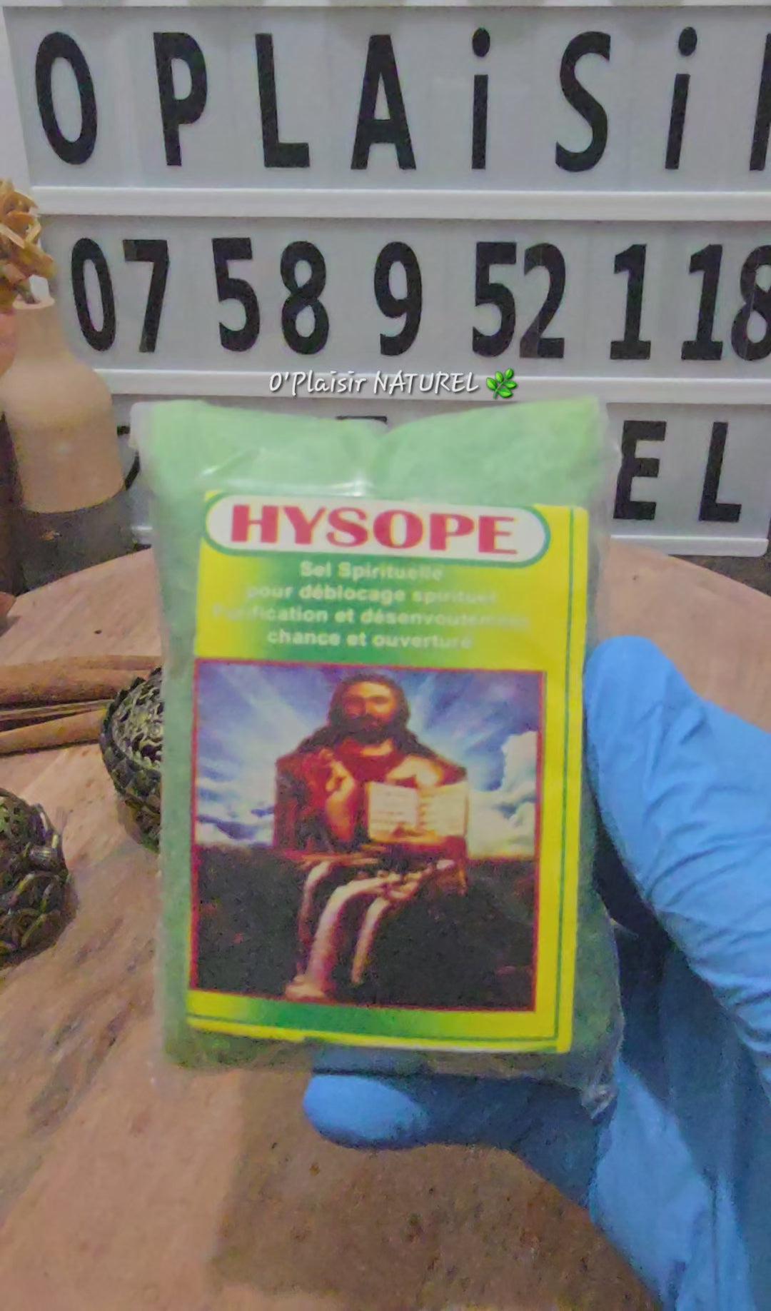 ✨ Sel Spirituel Hysope
Purification • Désenvoûtement • Ouverture des chemins