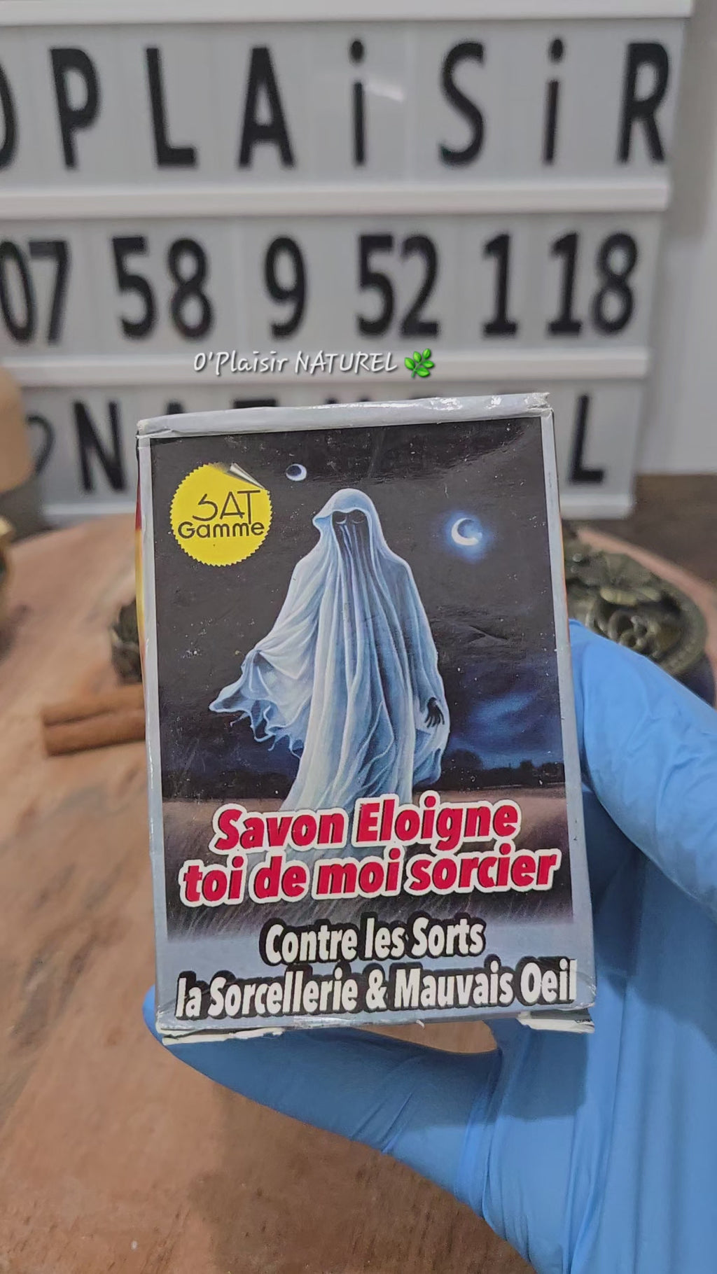 🛡️✨ Savon Éloigne-Toi de Moi Sorcier – Protection & Purification