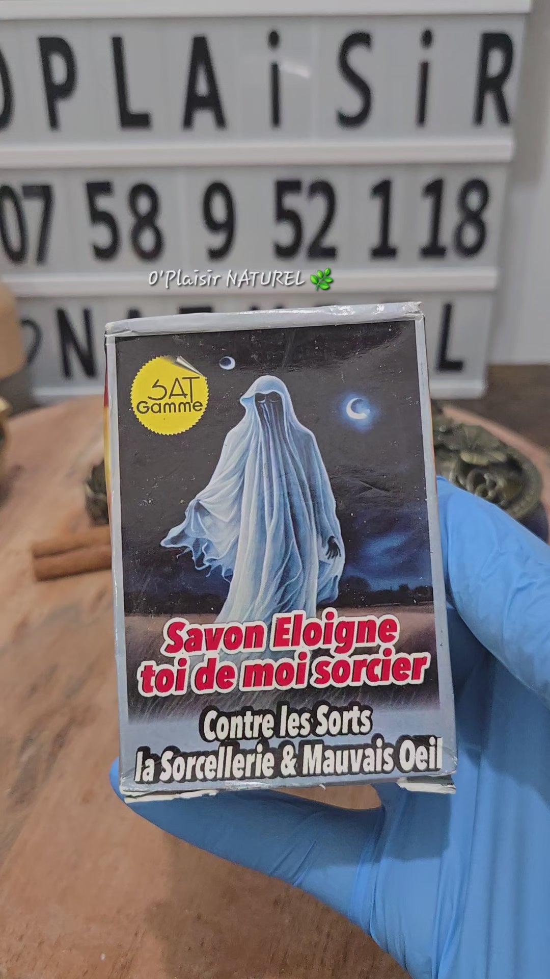 🛡️✨ Savon Éloigne-Toi de Moi Sorcier – Protection & Purification