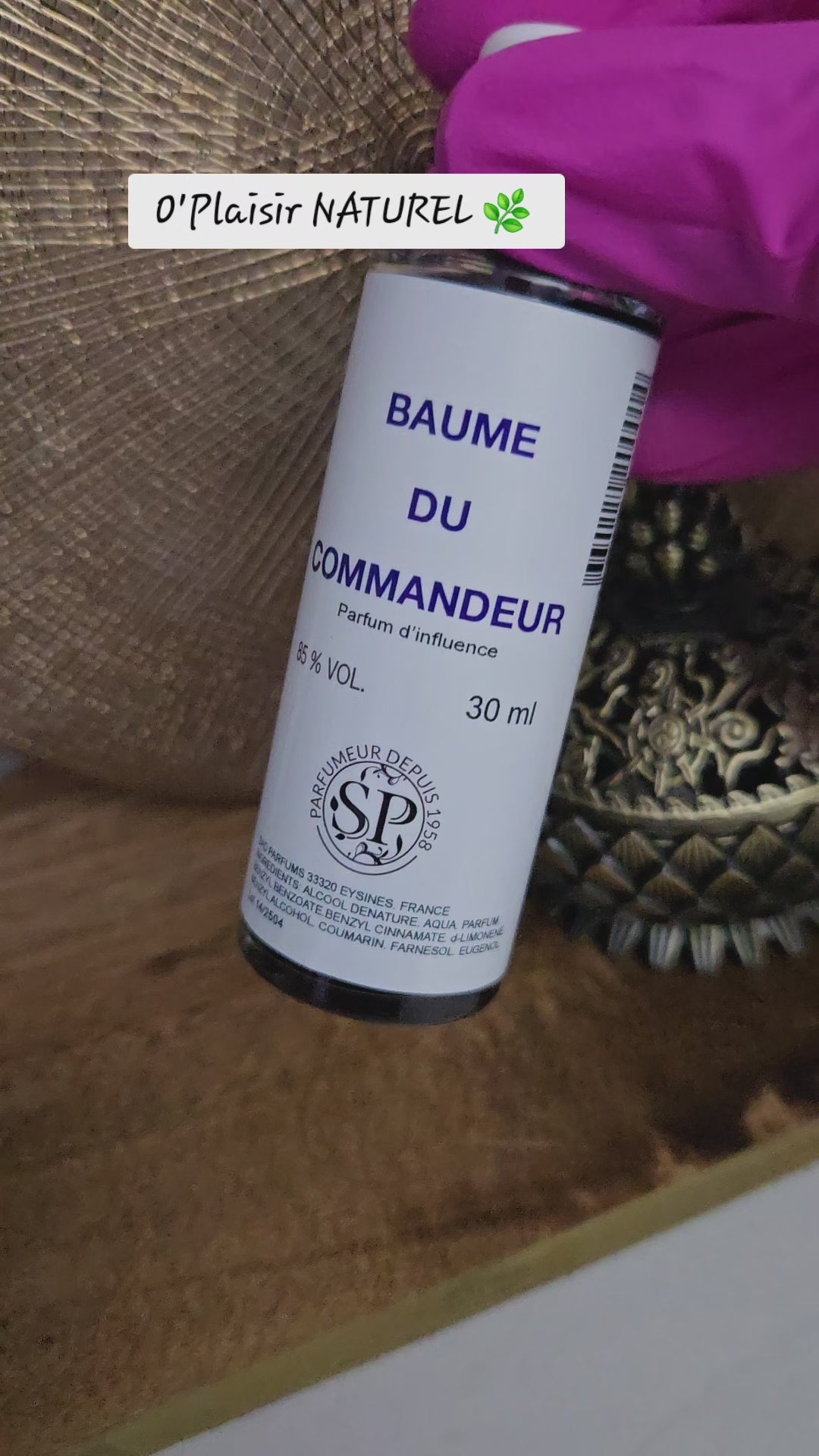 Baume du Commandeur – Parfum d’Influence & de Pouvoir personnel (30 ml)
