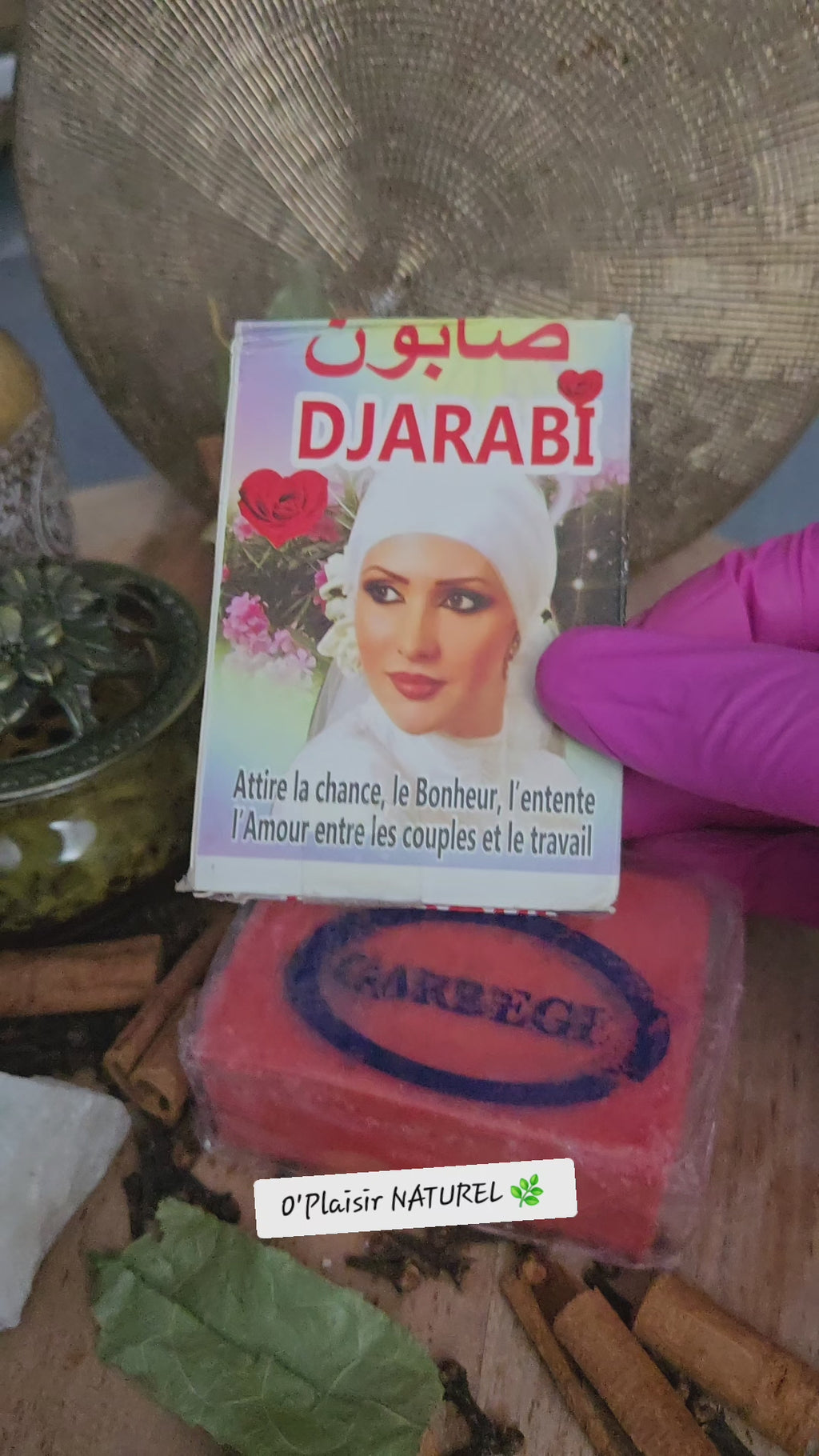 Savon DJARABI – Attirance, Amour & Réussite
