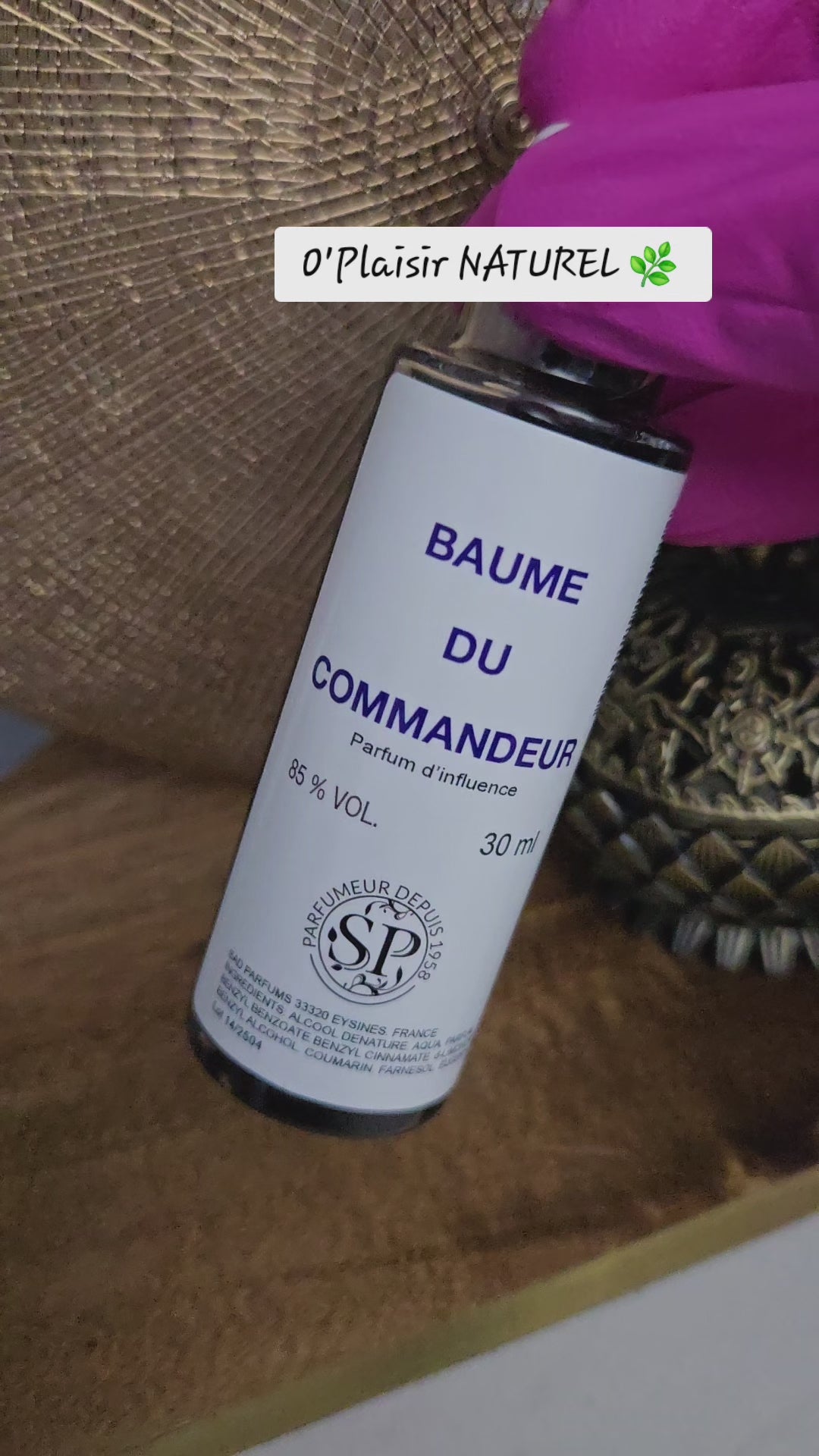 Baume du Commandeur – Parfum d’Influence & de Pouvoir personnel (30 ml)