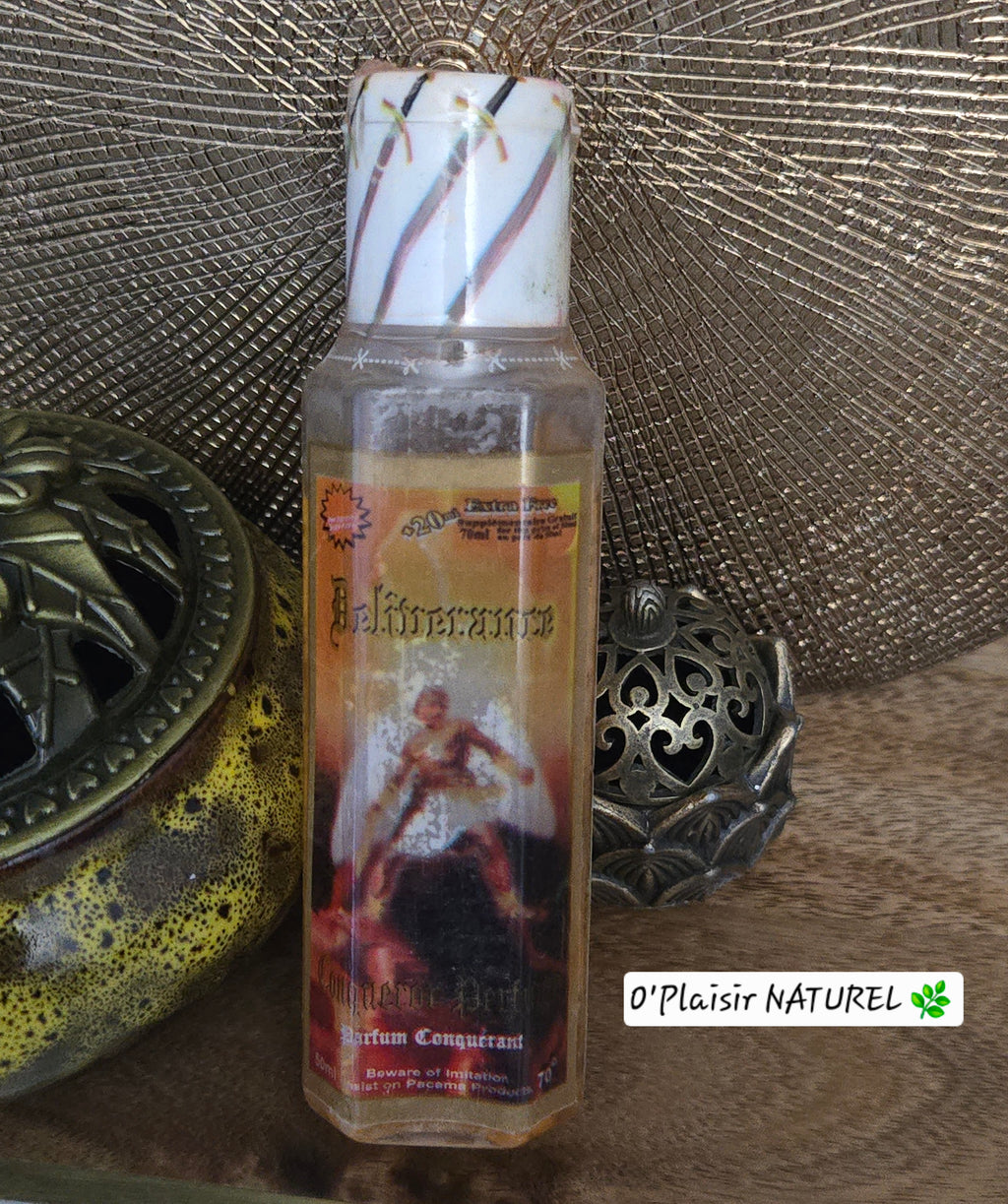 Parfum Délivrance – Parfum Conquérant Spirituel 
Un parfum puissant pour briser les chaînes invisibles et reprendre le contrôle de sa vie