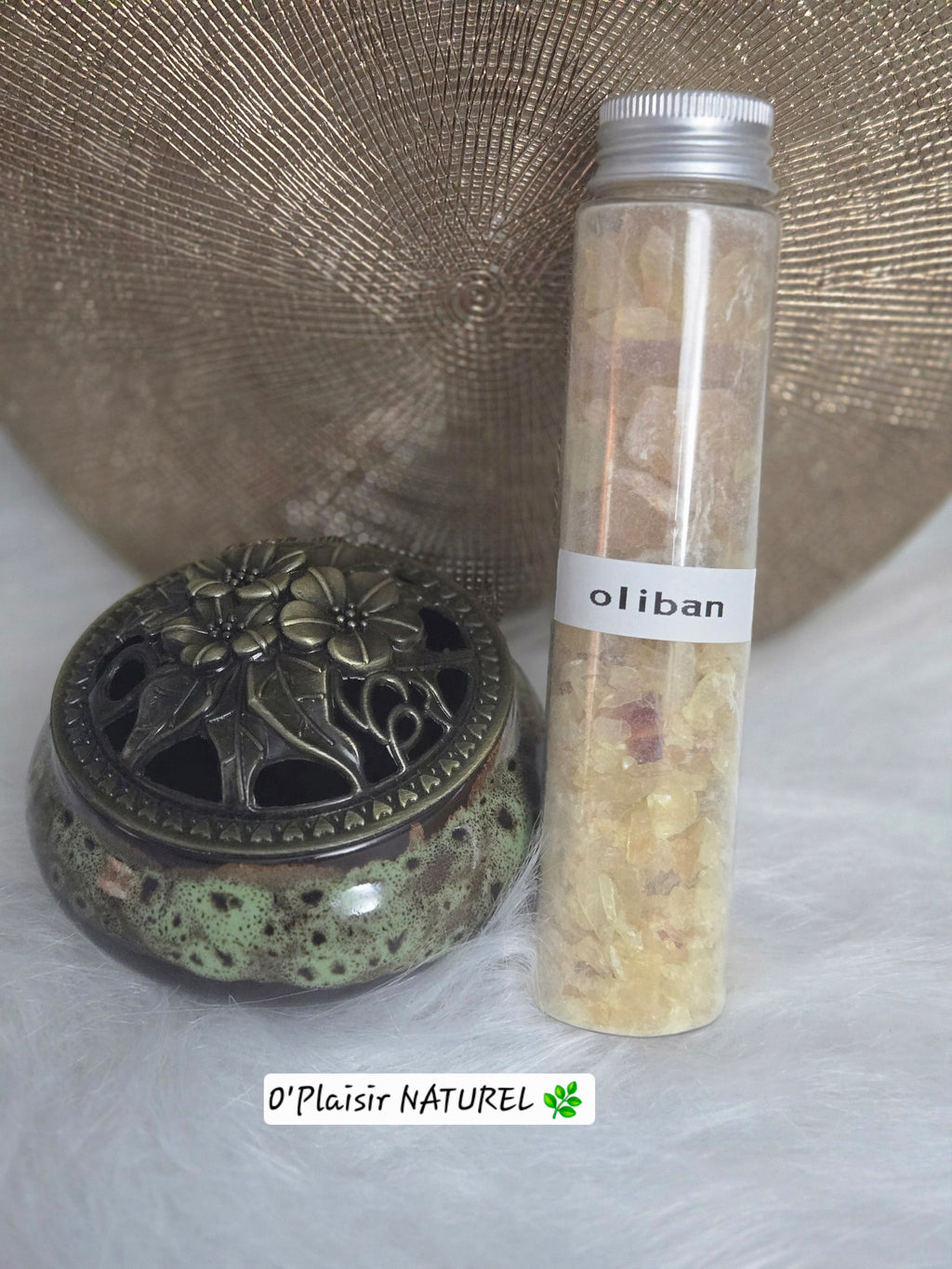 Encens Oliban Naturel – Résine Pure en Fiole
