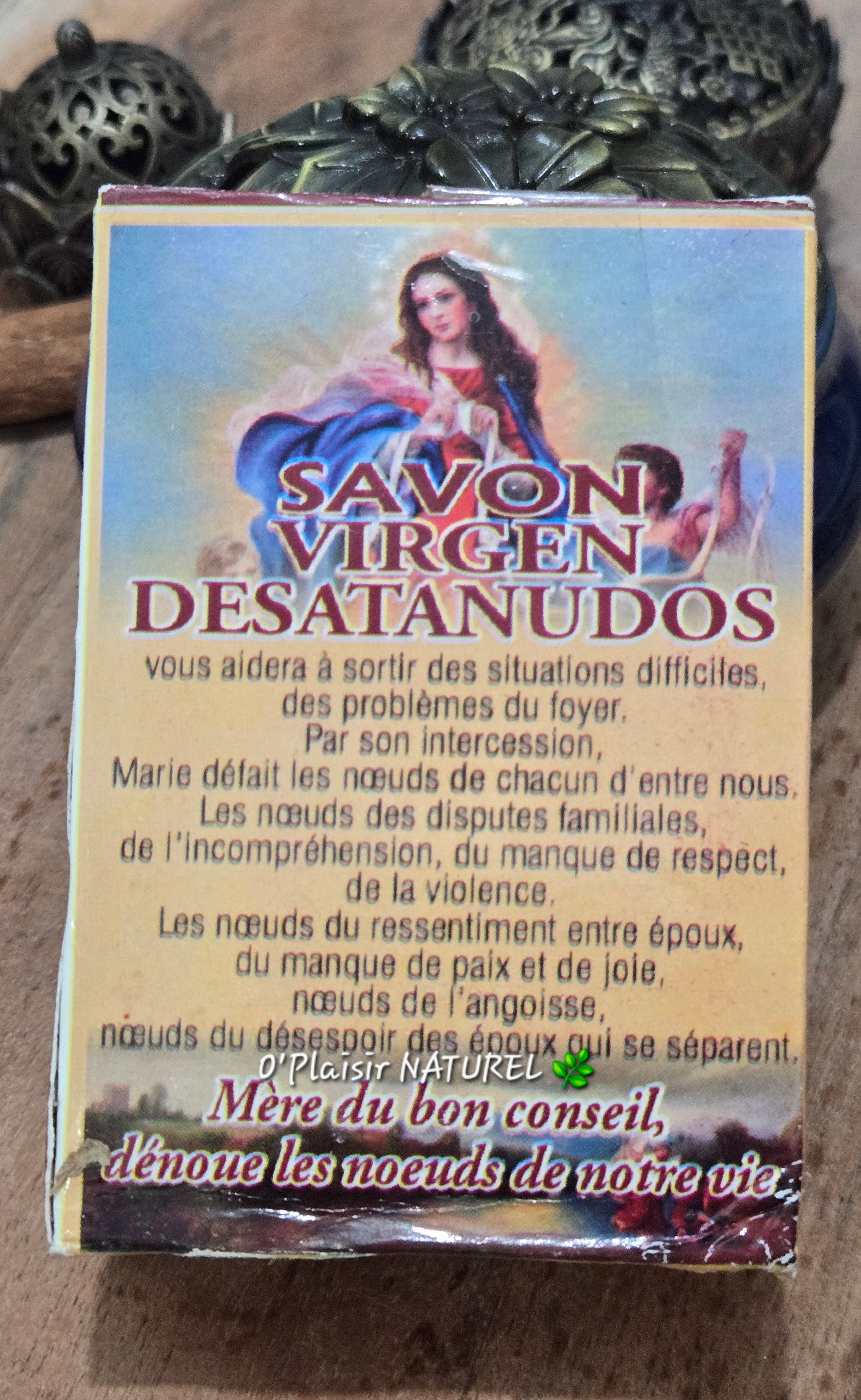 🤍✨ Savon Vierge Desatanudos – Marie qui Défait les Nœuds