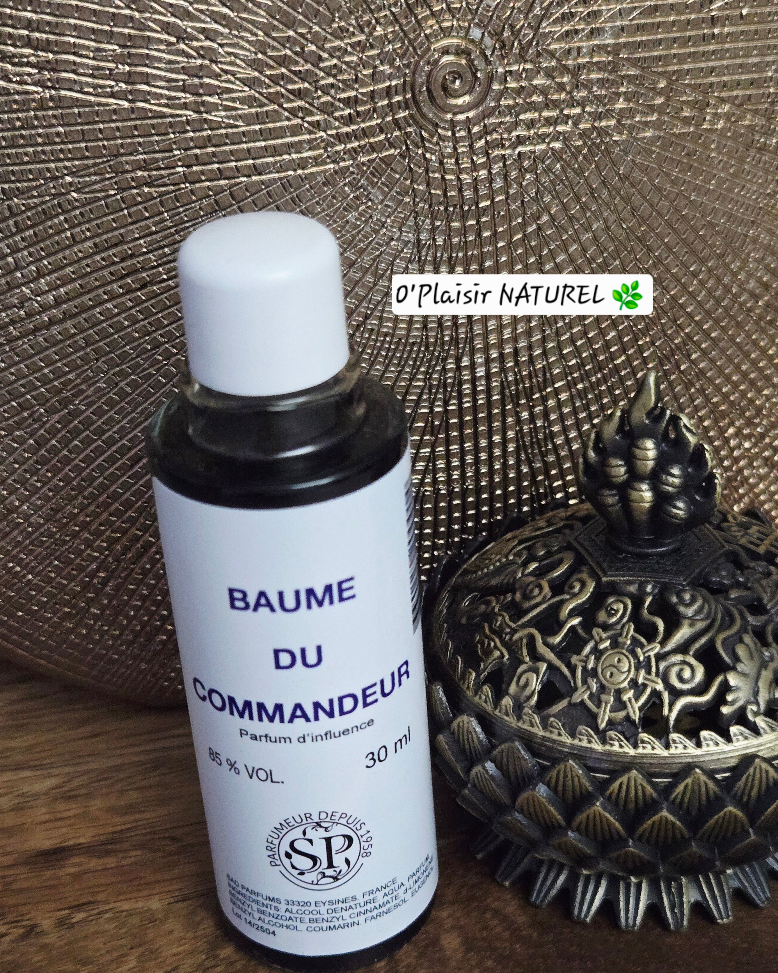 Baume du Commandeur – Parfum d’Influence & de Pouvoir personnel (30 ml)