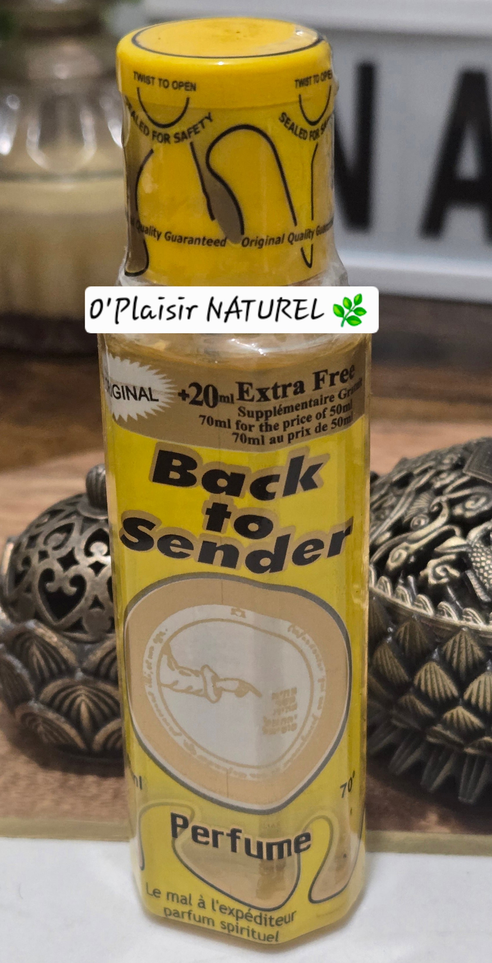 🛡️✨ Back To Sender – Parfum Spirituel de Protection