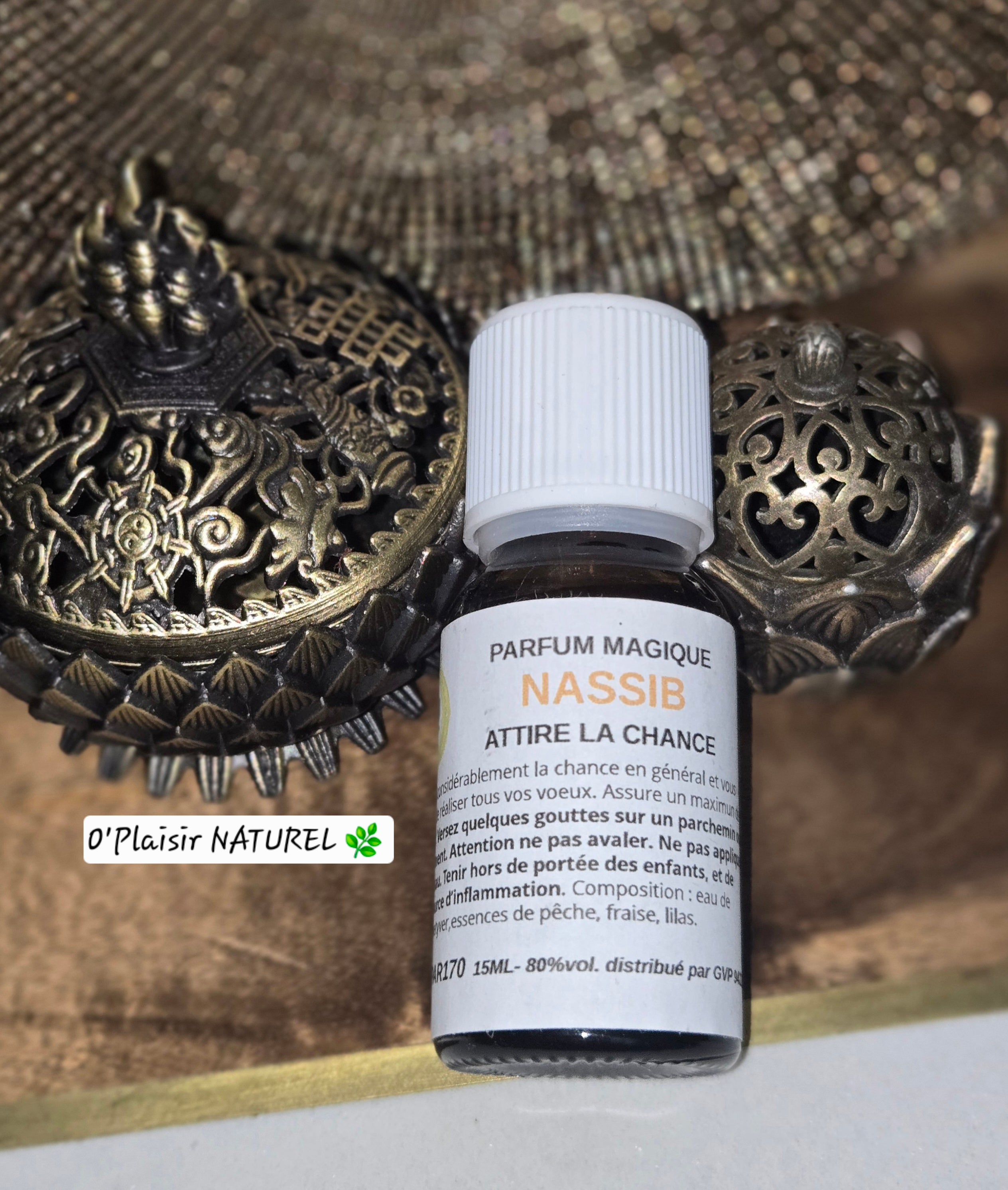 Parfum Magique NASSIB – Chance, Réussite et Énergies Positives