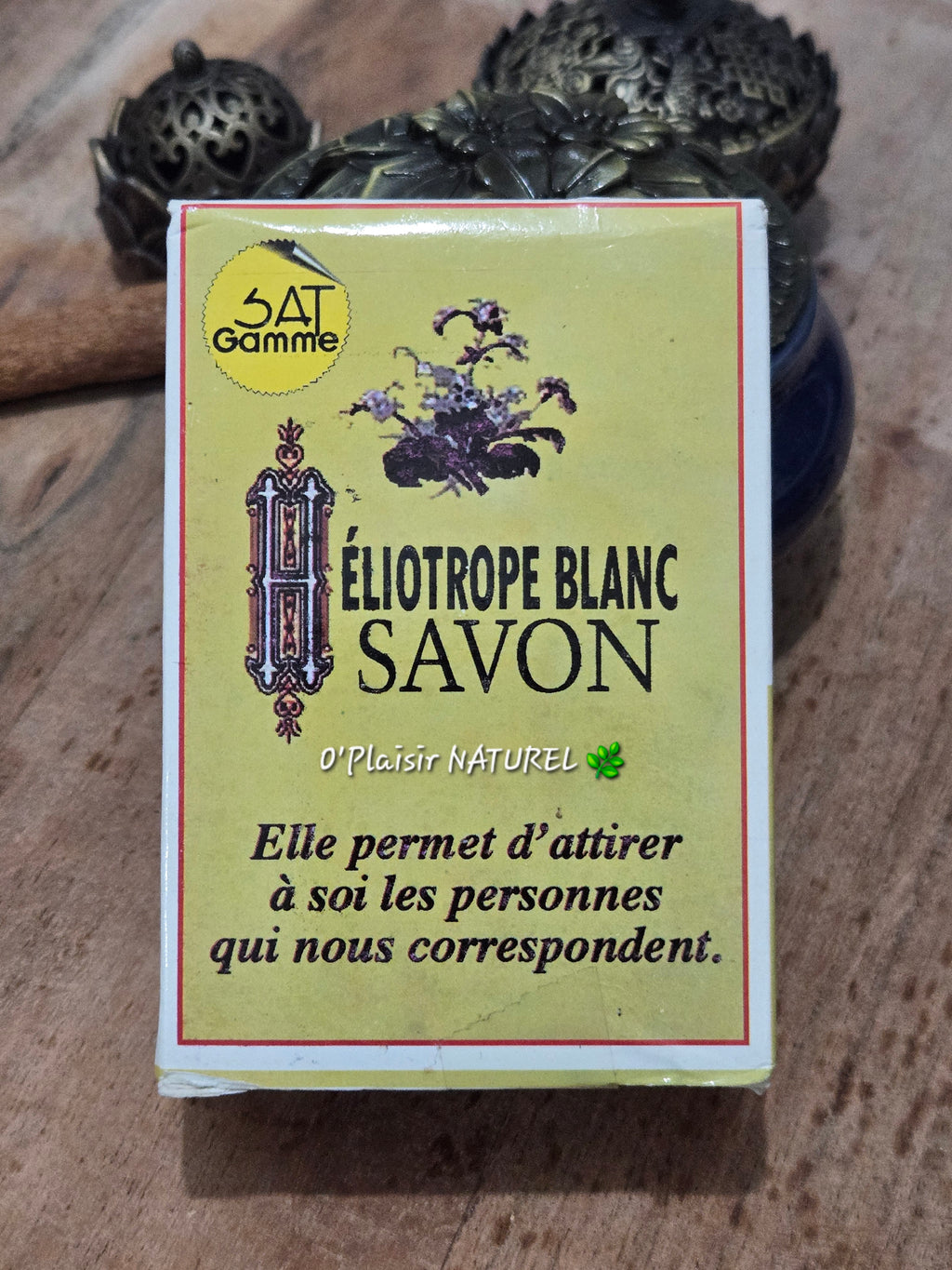 🤍✨ Savon Héliotrope Blanc – Attraction & Harmonie