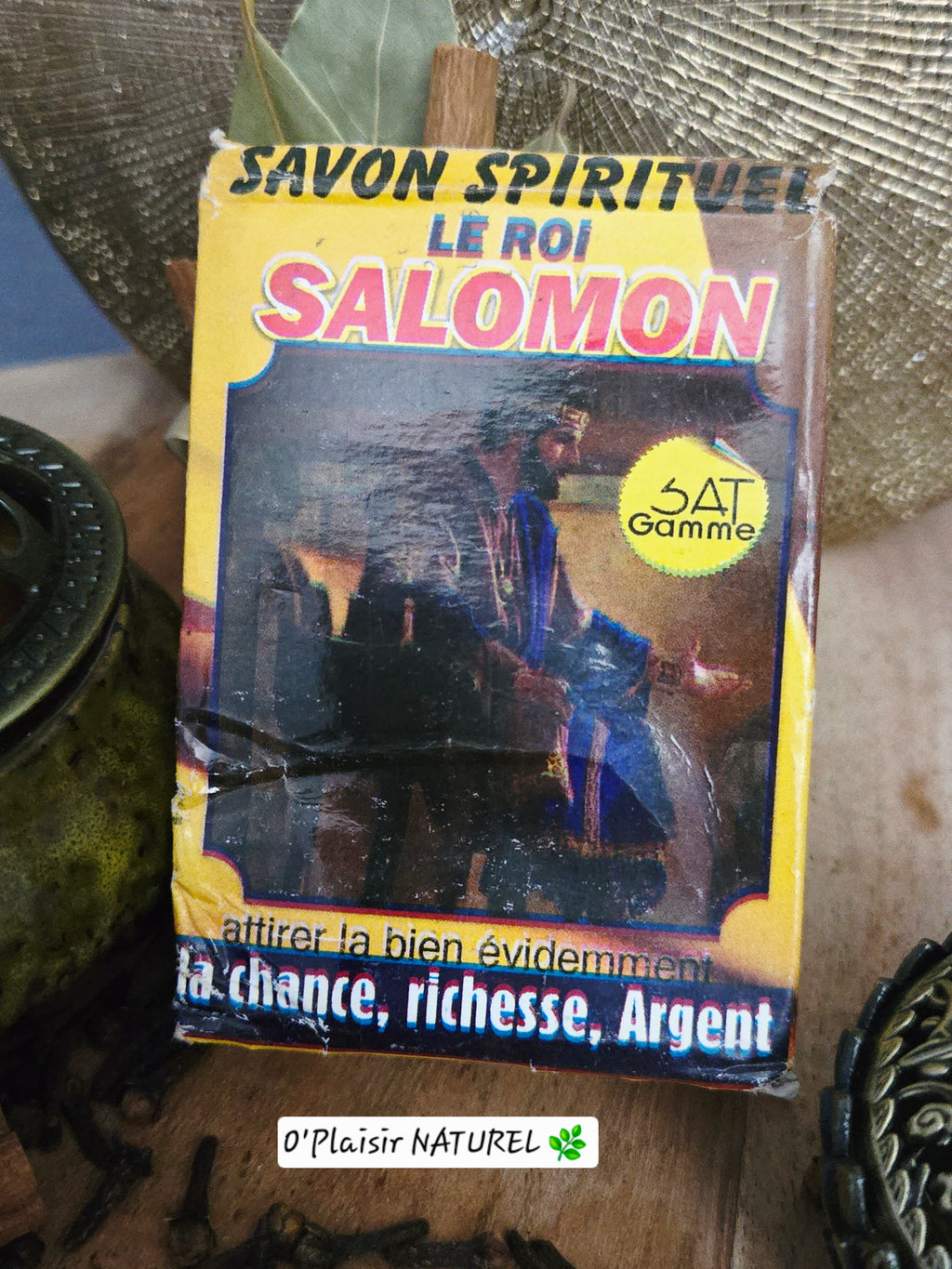 🔮 Savon Spirituel Le Roi Salomon – Chance, Richesse et Argent