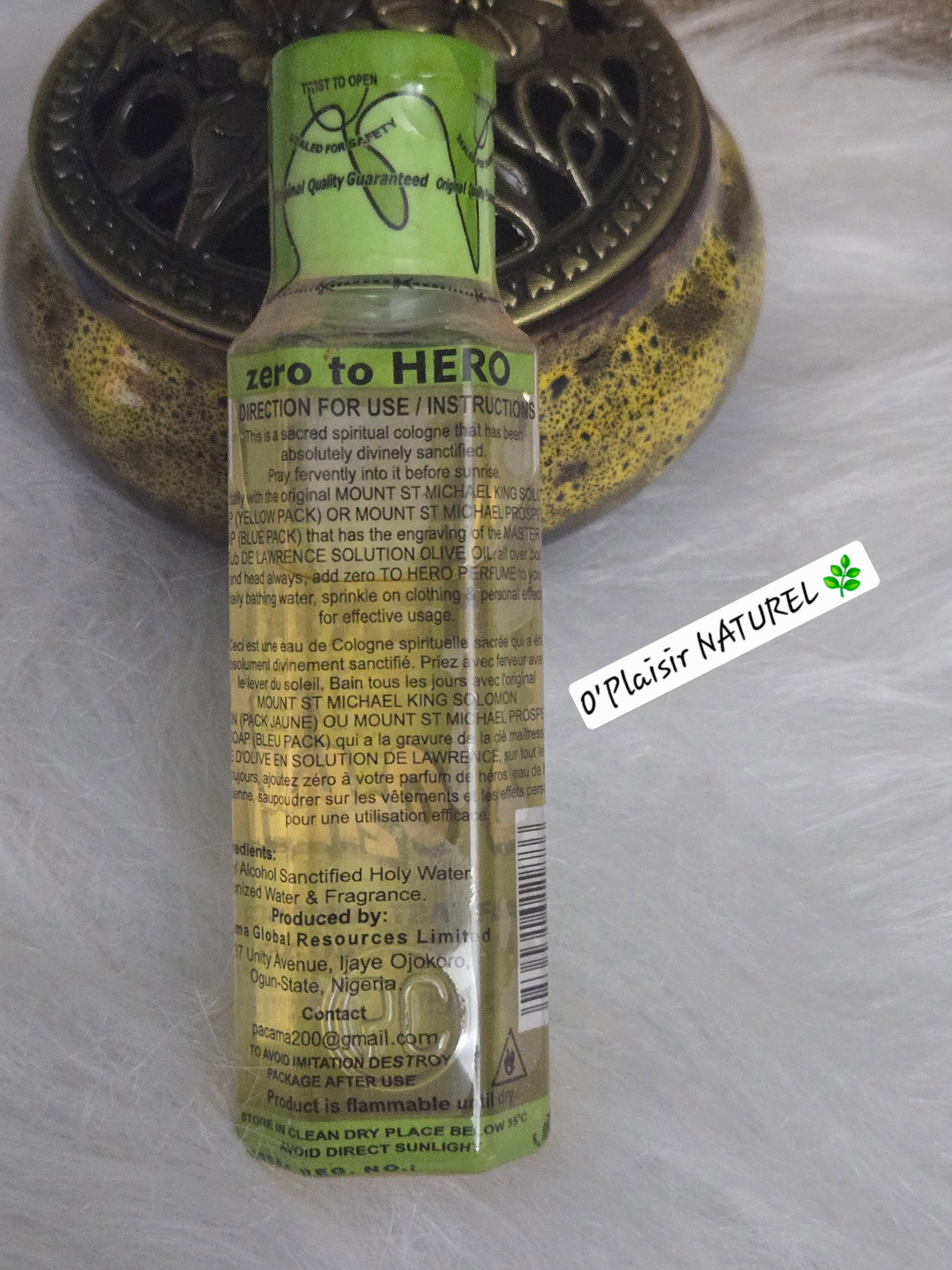 Parfum Zero to Hero – Chance rapide et ascension fulgurante