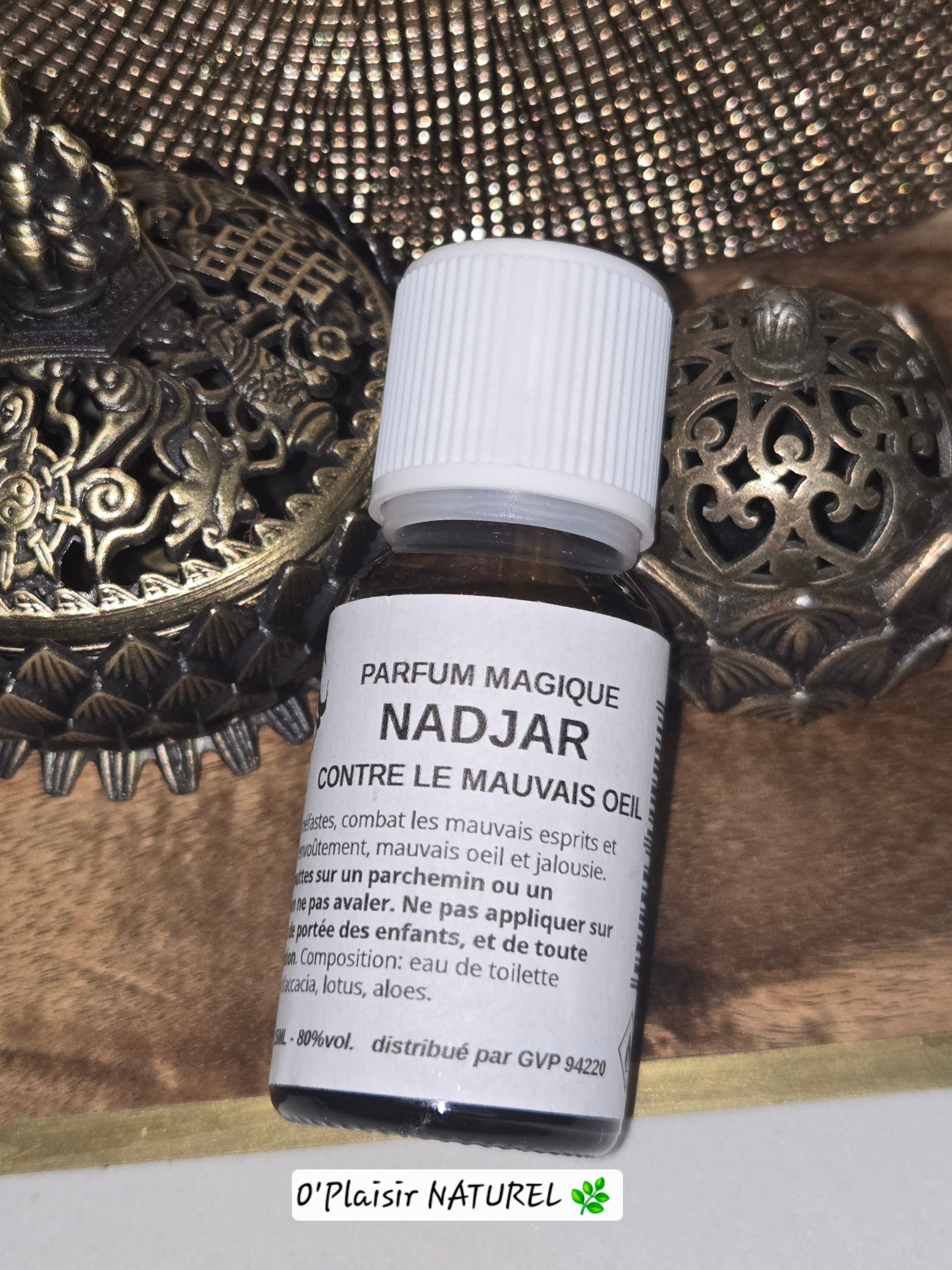 Parfum Magique NADJAR – Protection contre le Mauvais Œil et les Énergies Négatives