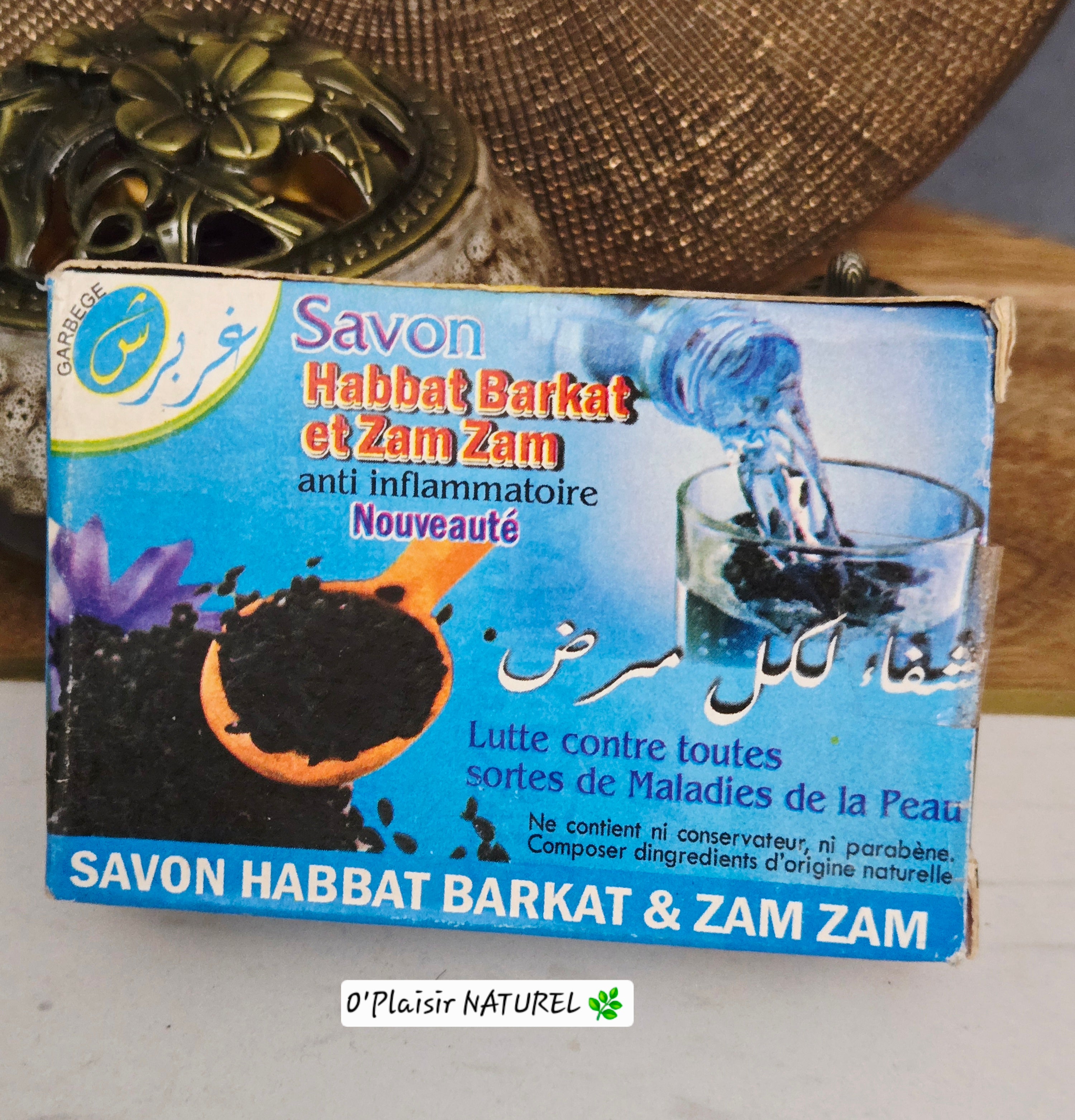 Savon Habbat Barkat & Zam Zam – Protection, Soin et Énergie Spirituelle