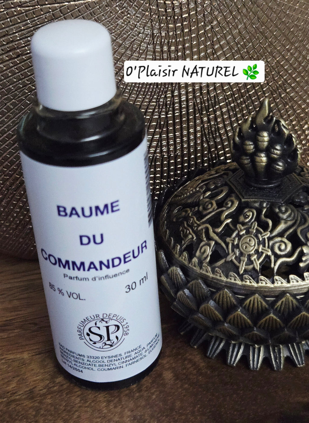 Baume du Commandeur – Parfum d’Influence & de Pouvoir personnel (30 ml)