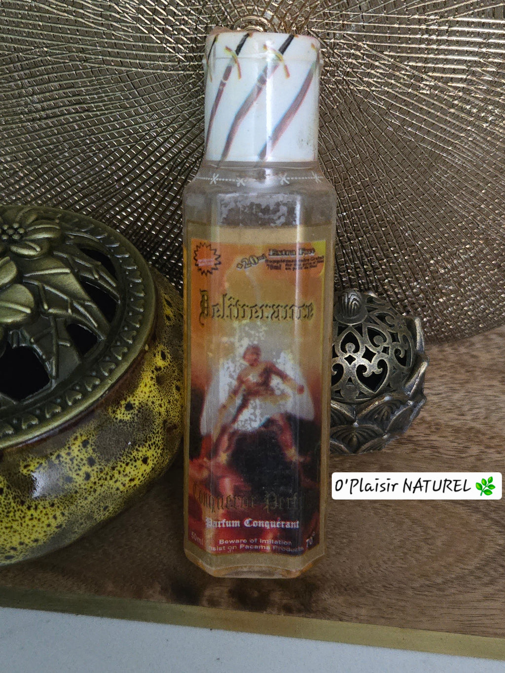 Parfum Délivrance – Parfum Conquérant Spirituel 
Un parfum puissant pour briser les chaînes invisibles et reprendre le contrôle de sa vie