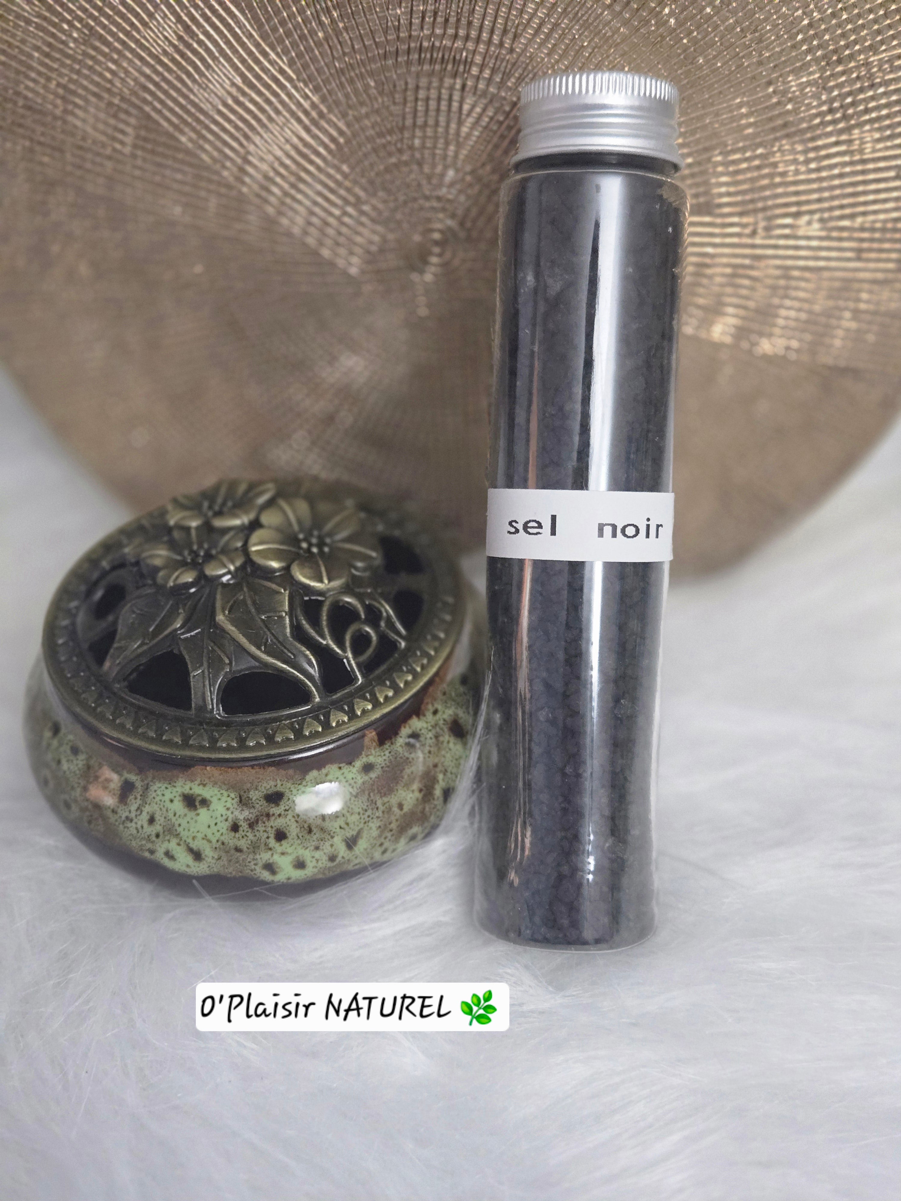 Sel Noir Spirituel – Protection, Purification & Déblocage Énergétique