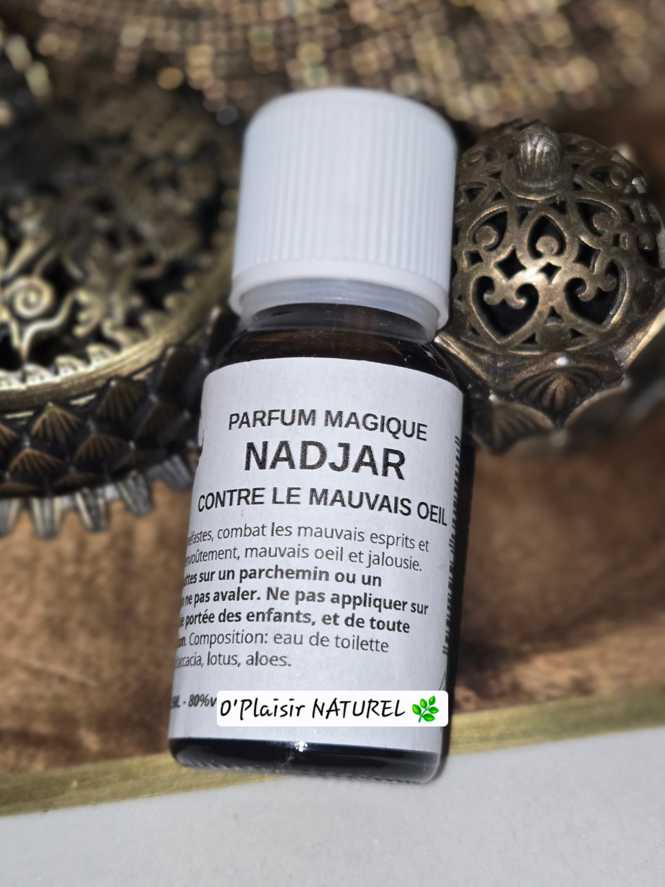 Parfum Magique NADJAR – Protection contre le Mauvais Œil et les Énergies Négatives