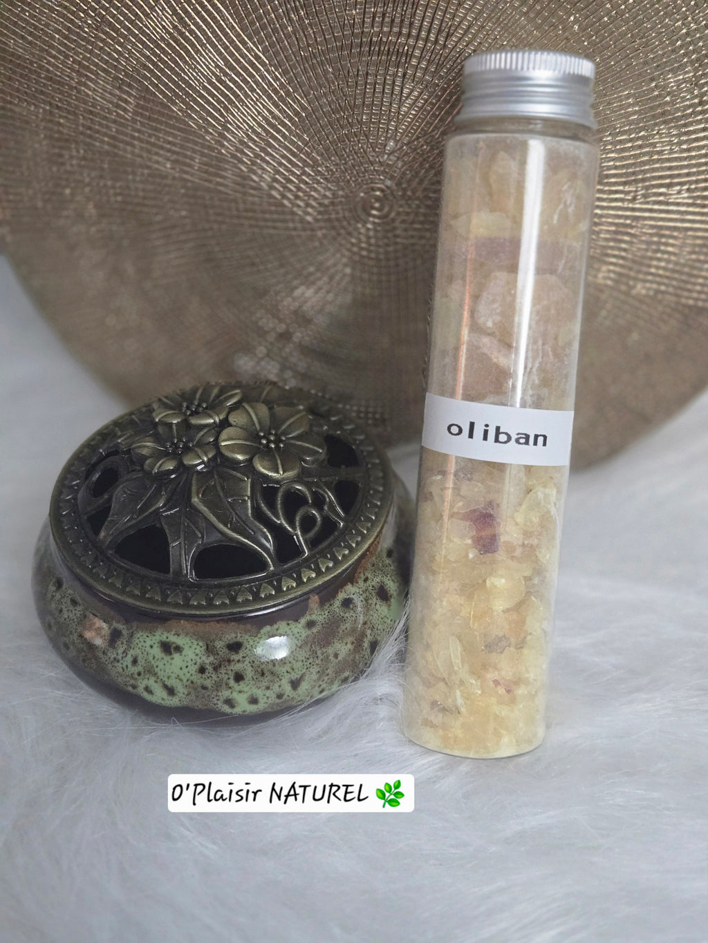 Encens Oliban Naturel – Résine Pure en Fiole