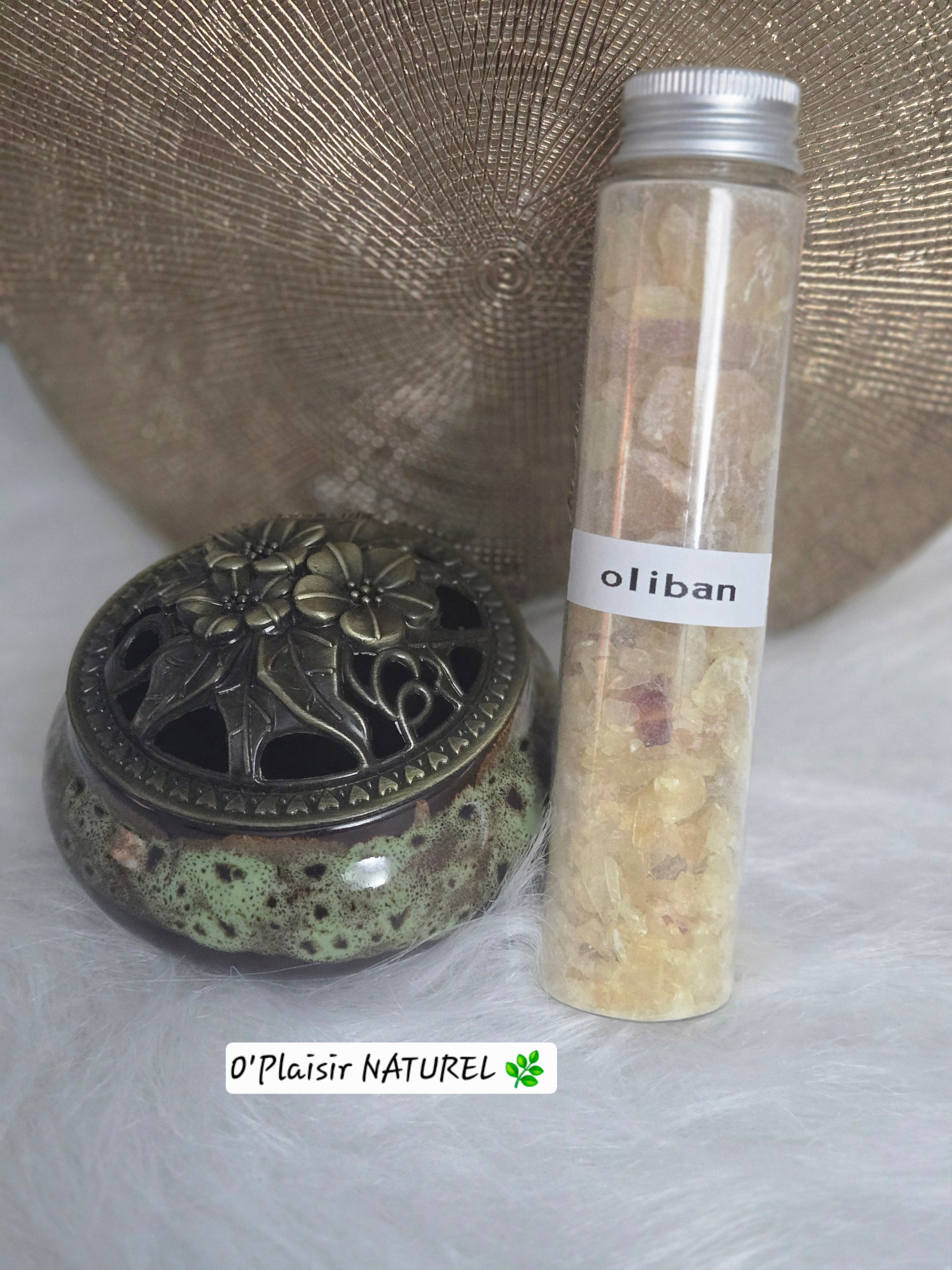 Encens Oliban Naturel – Résine Pure en Fiole
