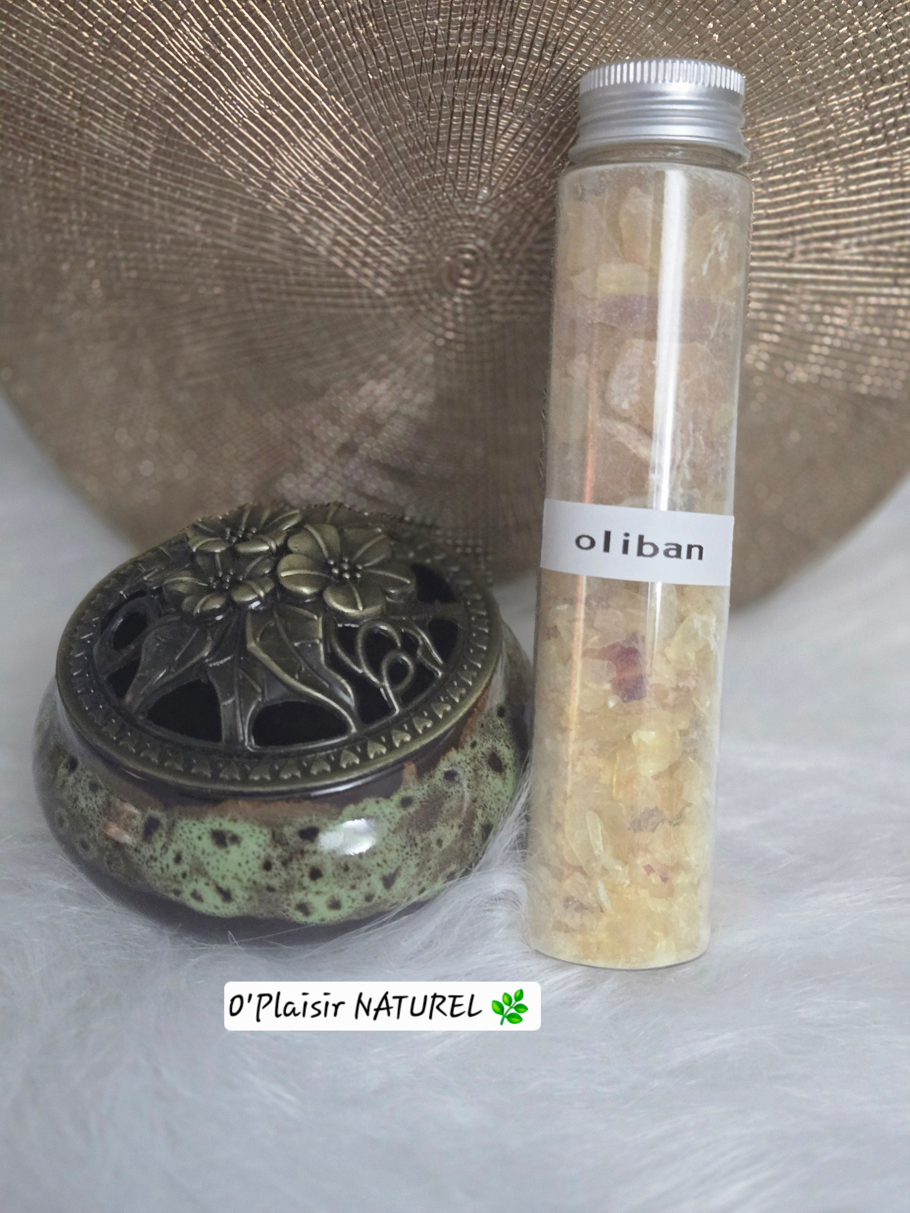 Encens Oliban Naturel – Résine Pure en Fiole