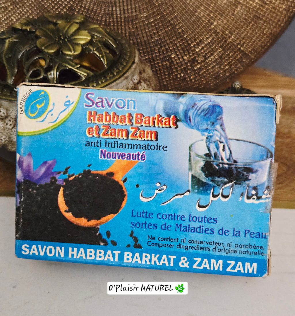 Savon Habbat Barkat & Zam Zam – Protection, Soin et Énergie Spirituelle
