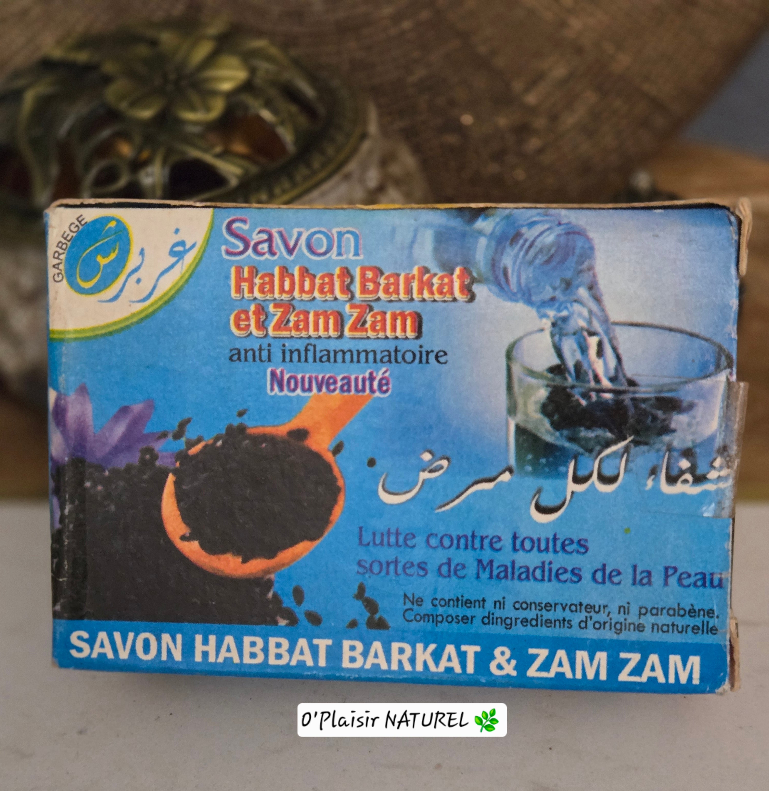Savon Habbat Barkat & Zam Zam – Protection, Soin et Énergie Spirituelle