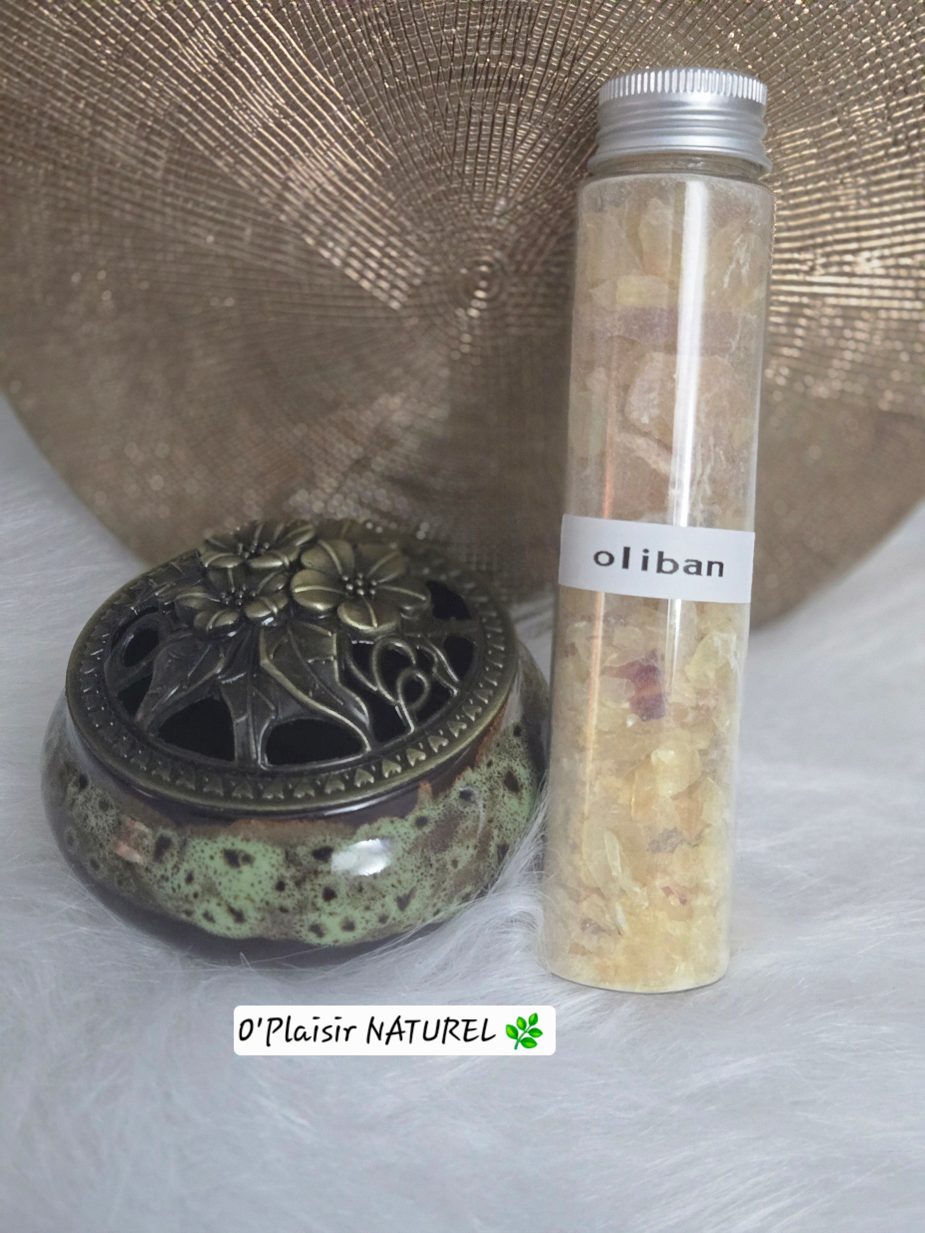 Encens Oliban Naturel – Résine Pure en Fiole