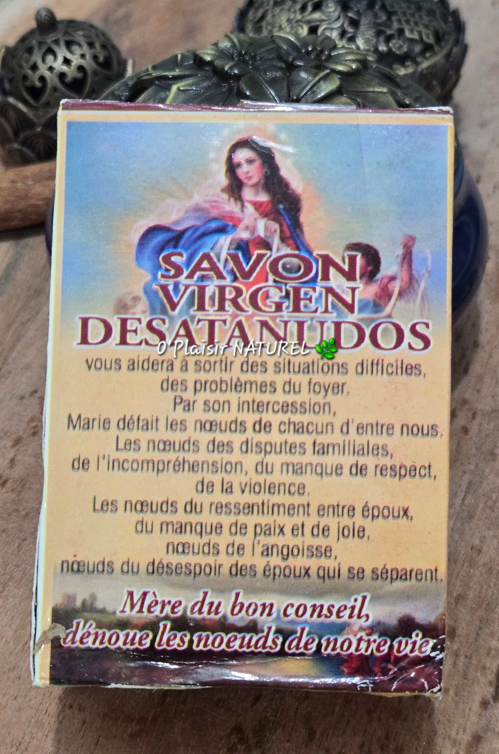 🤍✨ Savon Vierge Desatanudos – Marie qui Défait les Nœuds